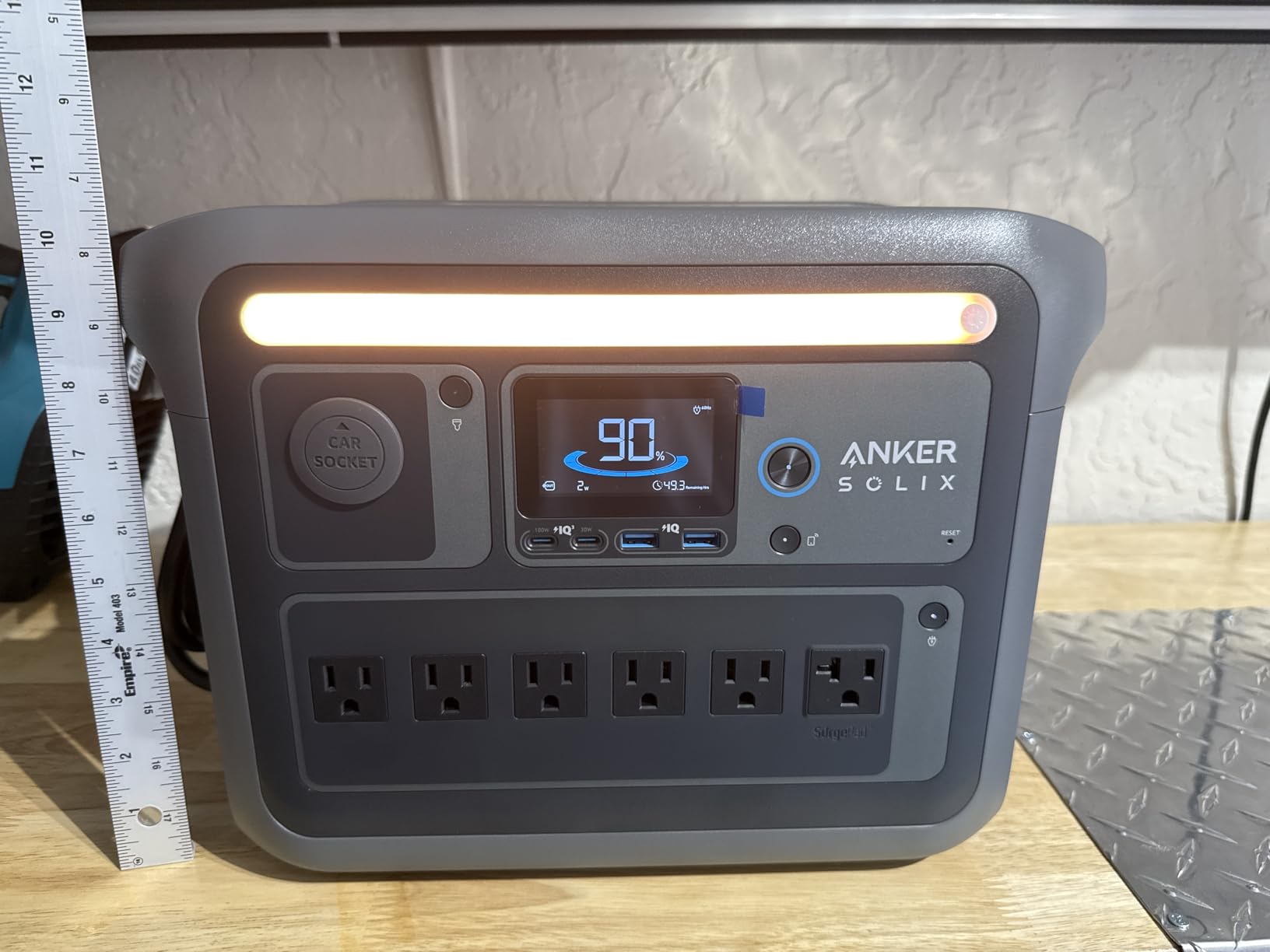 Anker SOLIX C1000 Portable Power Station, 1800W (Peak 2400W) Solar Generator, Full Charge in 58 Min, 1056wh LiFePO4 Battery for Home Backup, Power Outages, and Outdoor Camping (Optional Solar Panel) customer photo 1