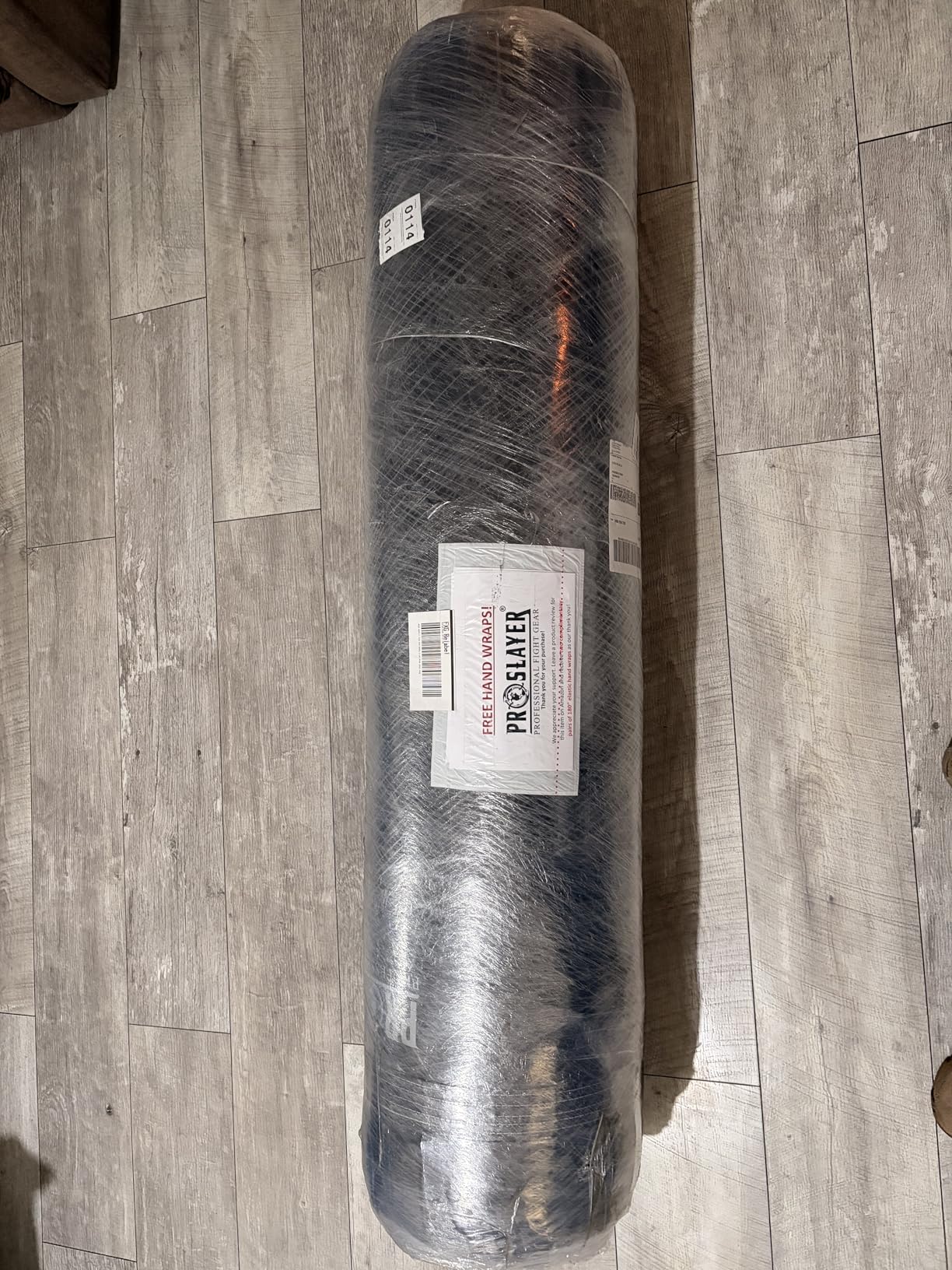 100lb Boxing MMA Heavy Punching Bag - Black - Made in USA - Filled customer photo 2