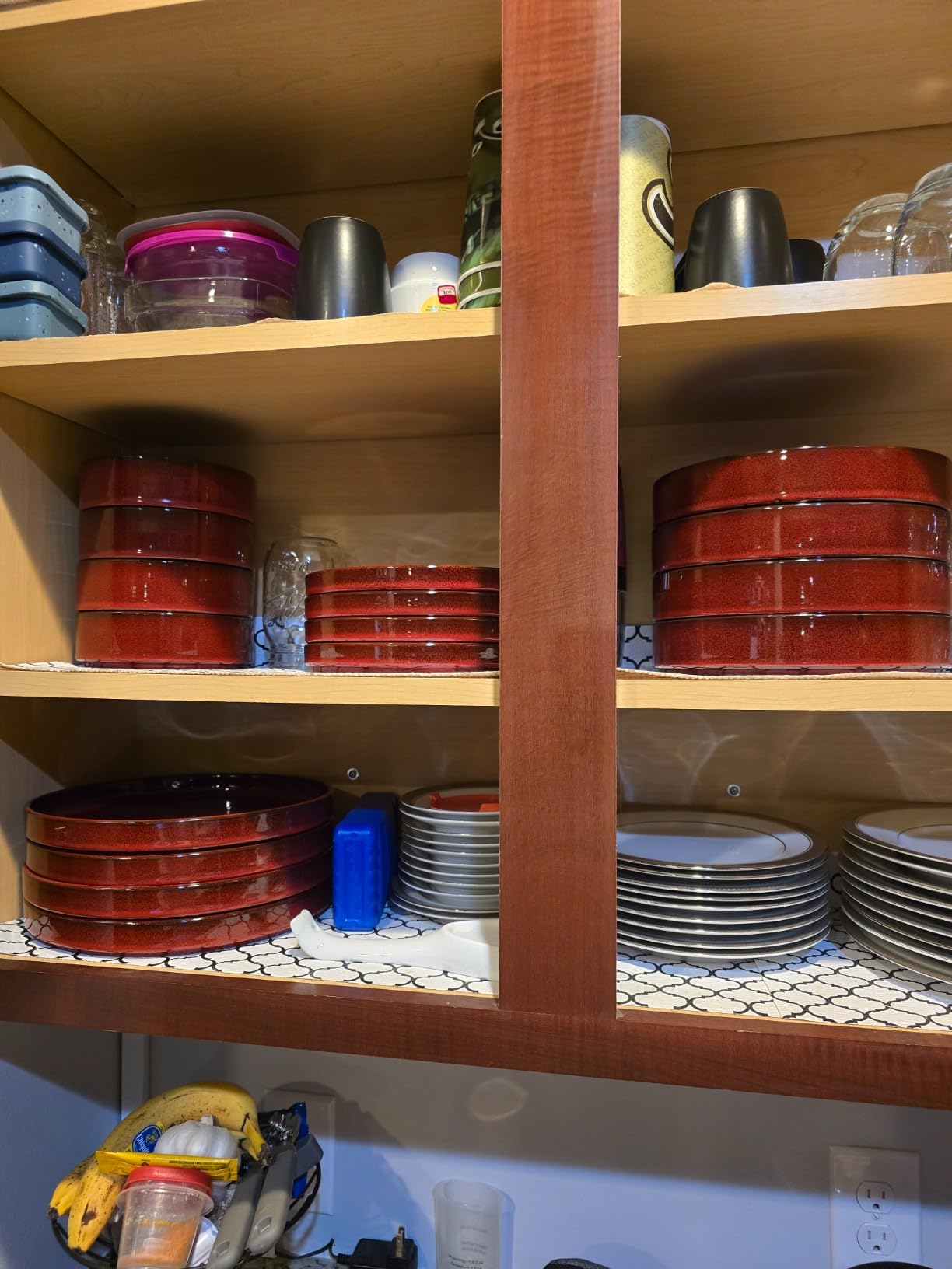 Two Time Oprah's Favorite Things Winner - Santorini Mist Double Bowl Terracotta Reactive Glaze Plates and Bowls Dinnerware Set - Moonstone White, Service for Four (16pcs) customer photo 1