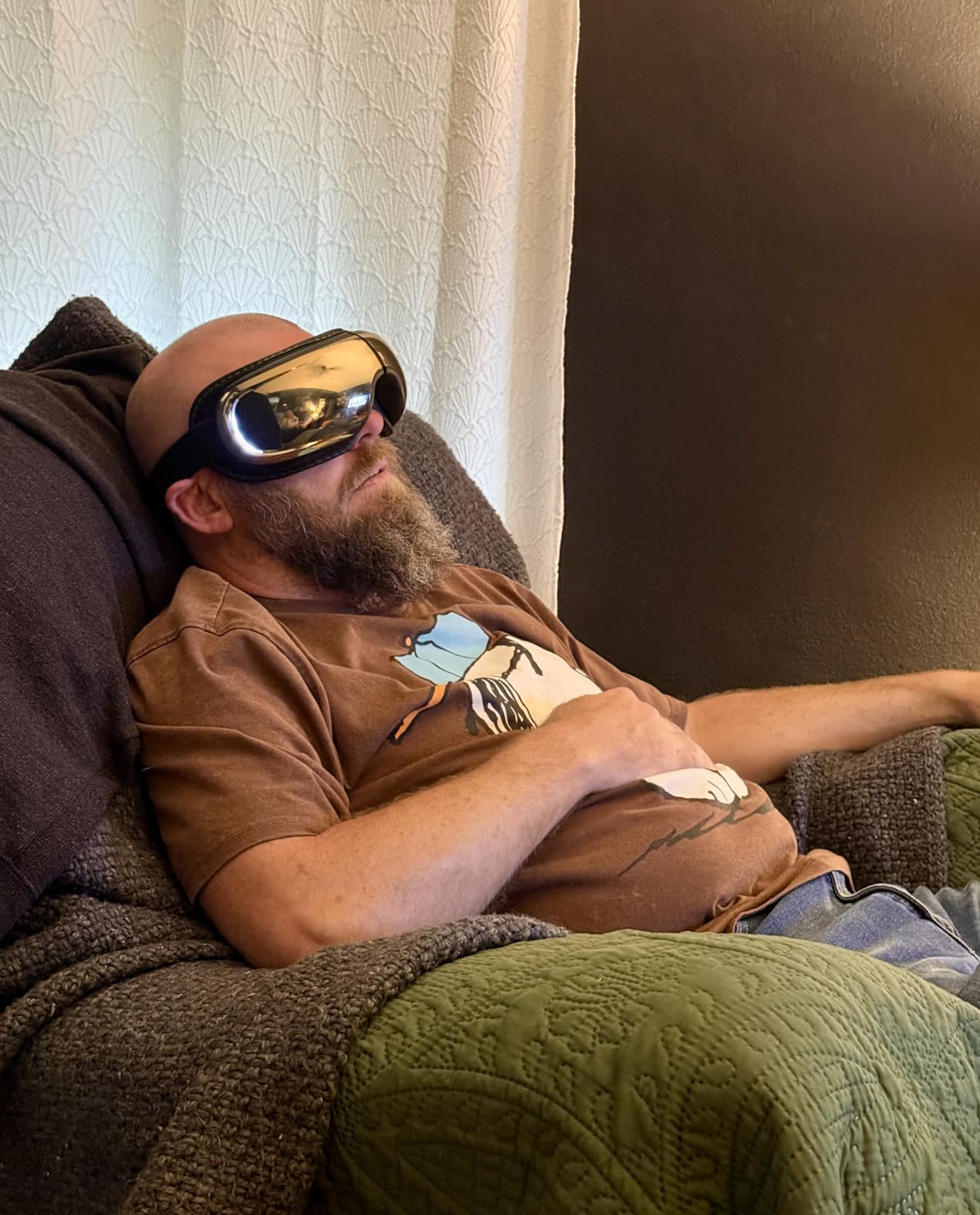 RENPHO Eyeris 3 Eye Massager with Heat and Cooling, Massaging Eye Mask | Voice Control, Vibration & Compression Massager for Dry Eyes & Head Tension, FSA Eligible HSA, Gifts for Women & Men customer photo 1