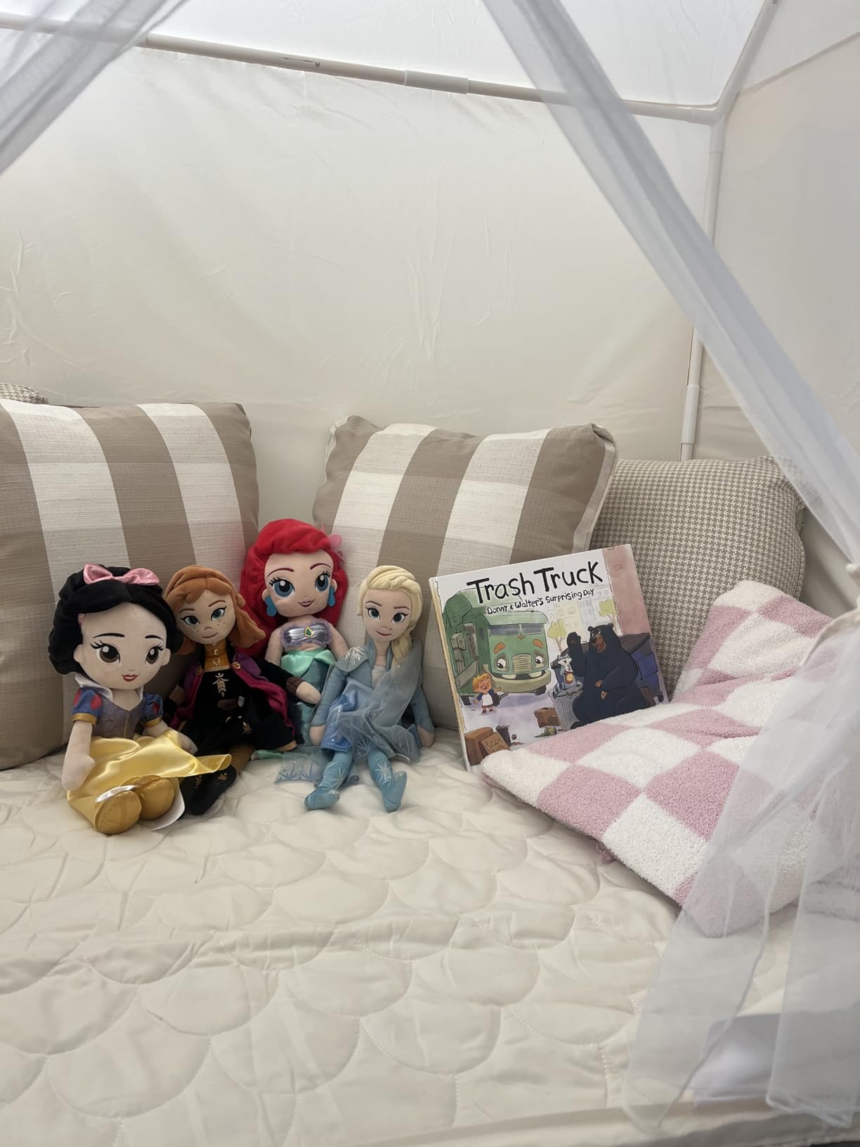 Tiny Land Kids Play Tent, Indoor Playhouse for Ages 3+, Large Reading Nook | Elegant Lace Design, Cozy Indoor Play Space, Complements Modern Playroom Decor, Ideal Gift For Girls & Boys customer photo 2
