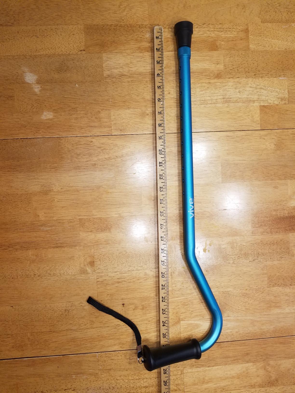 Vive Walking Cane for Women, Men, Elderly - Patented Offset Grip - Lightweight Adjustable Walking Aid with a Non-Slip Tip customer photo 2