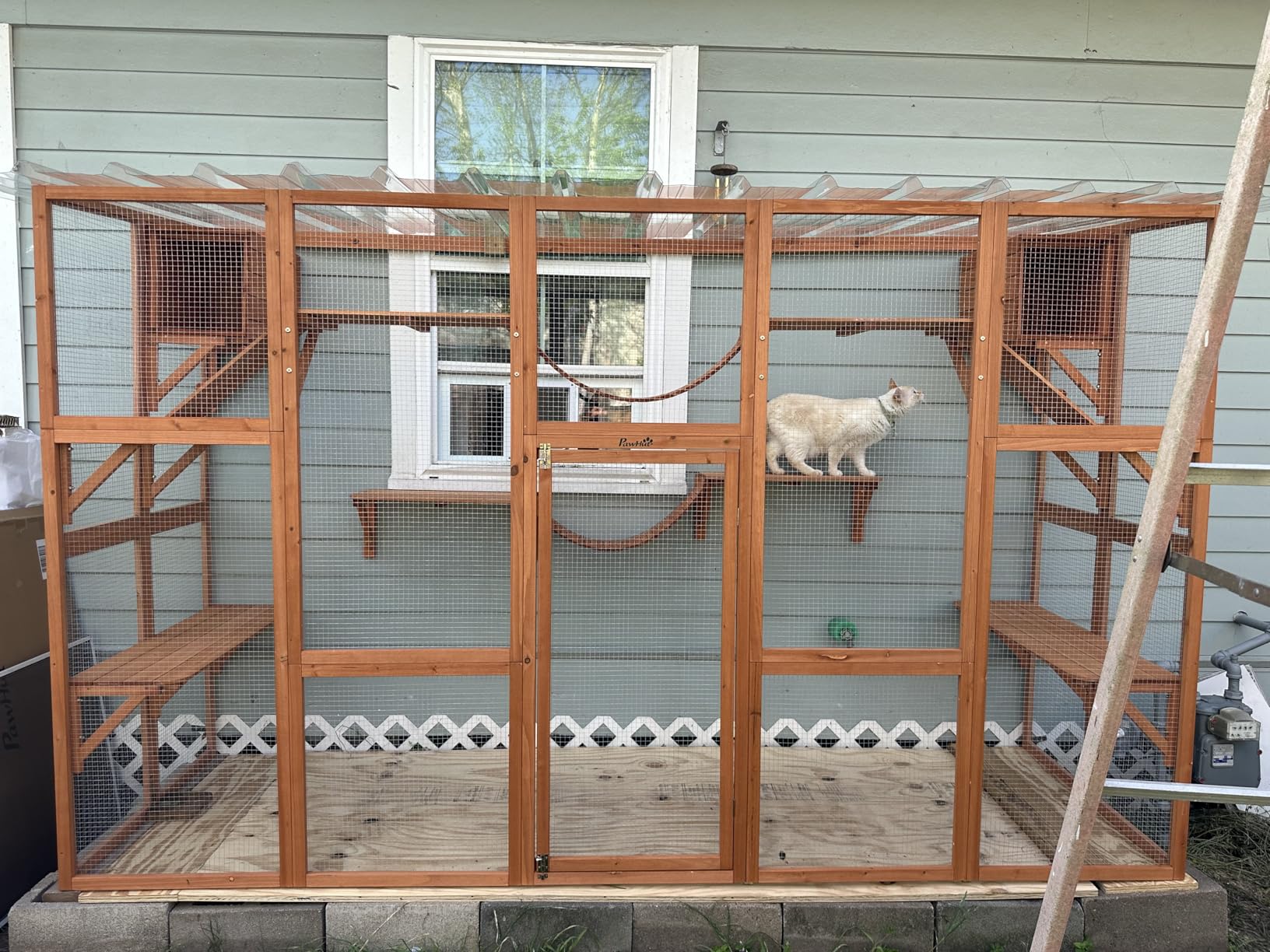 PawHut Catio Outdoor Cat Enclosure Window, 118