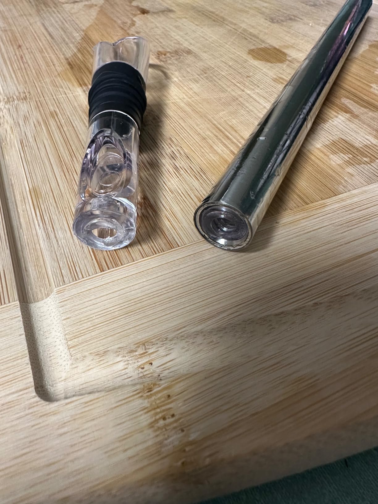 Wine Chiller Set & Chill Rods + Foil Cutter, Stopper, Ebook - Premium 7in1 Stainless Steel Bottle Cooler Stick, Decanting Aerator & Drip-Free Pourer | Bar Gift Men Women customer photo 2