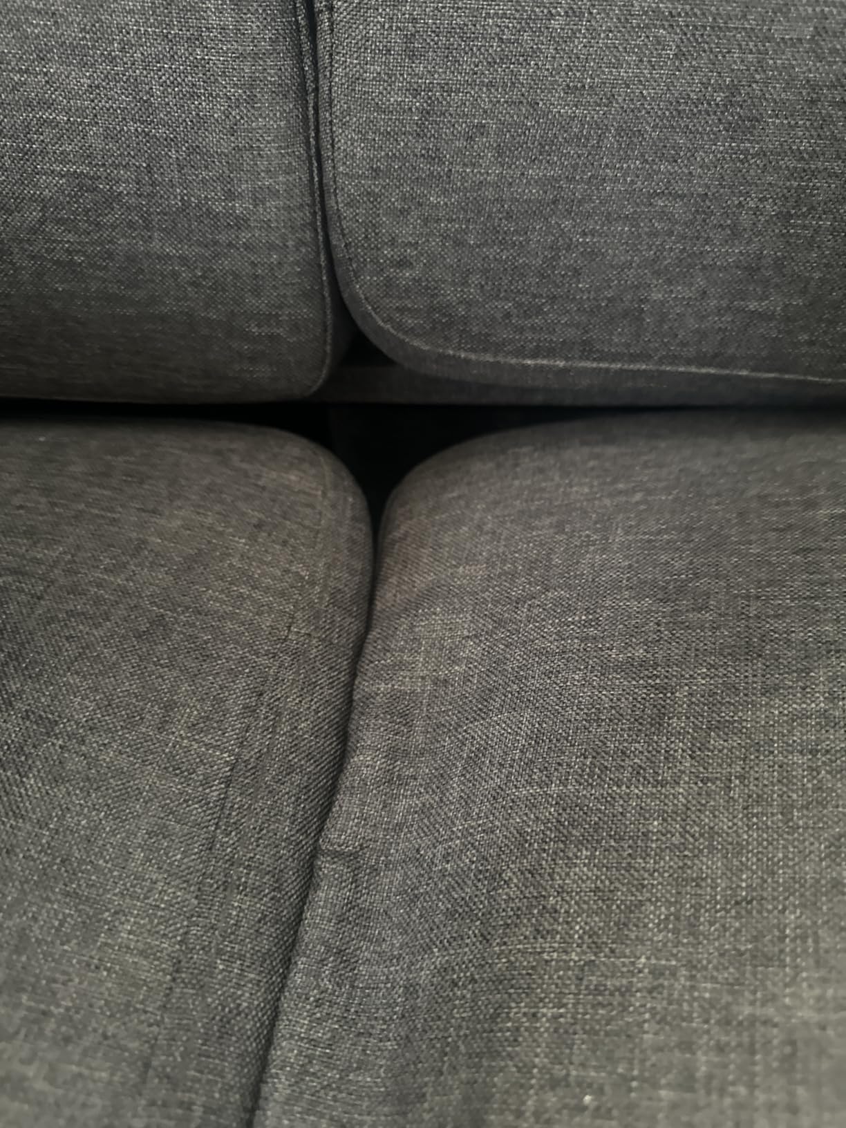 P PURLOVE Sleeper Sofa Bed, Pull Out Loveseat with Twin Size Memory Mattress, Modern Linen Couch Bed Chairs for Living Room, Bedroom and Small Space (Gray) customer photo 1