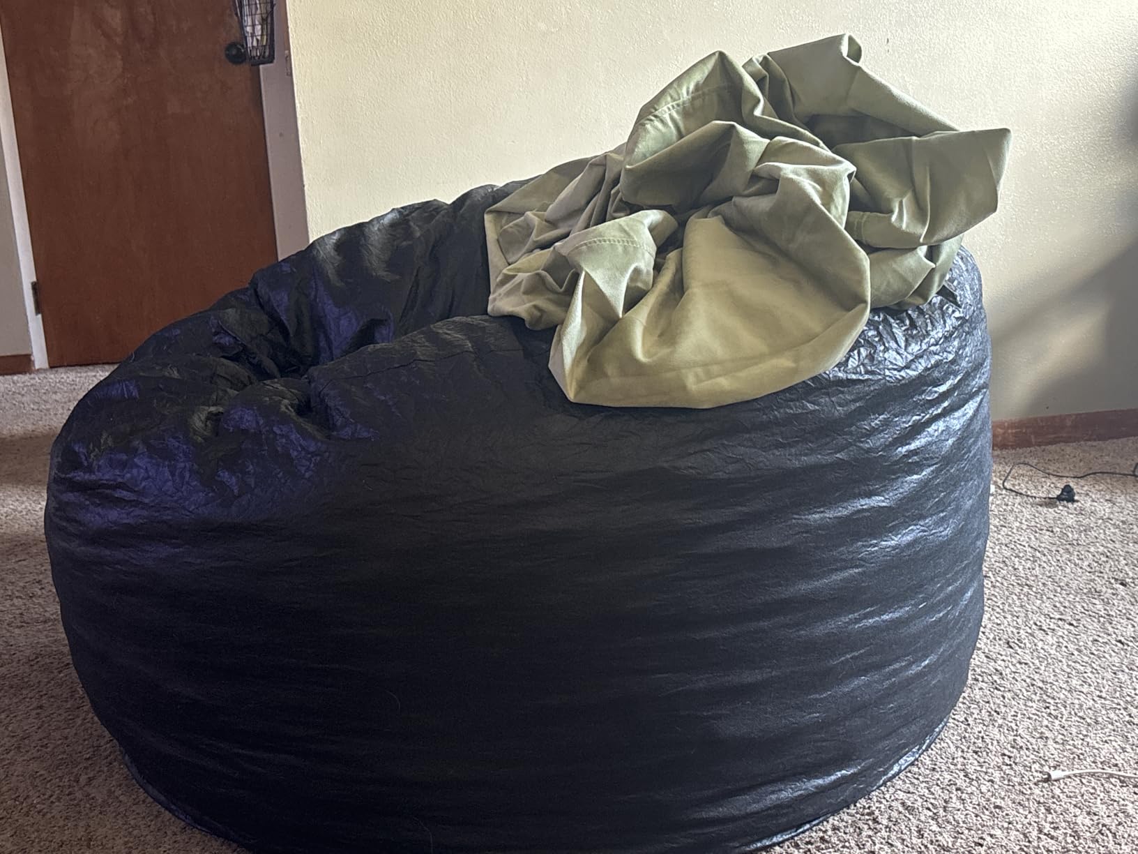 Codi Bean Bag Chair with Filler Included, 4 FT - Comfy Large Beanbag Chairs for Adults - Machine Washable and Soft Mink Bonded Cover - Charcoal Grey, 4ft customer photo 2