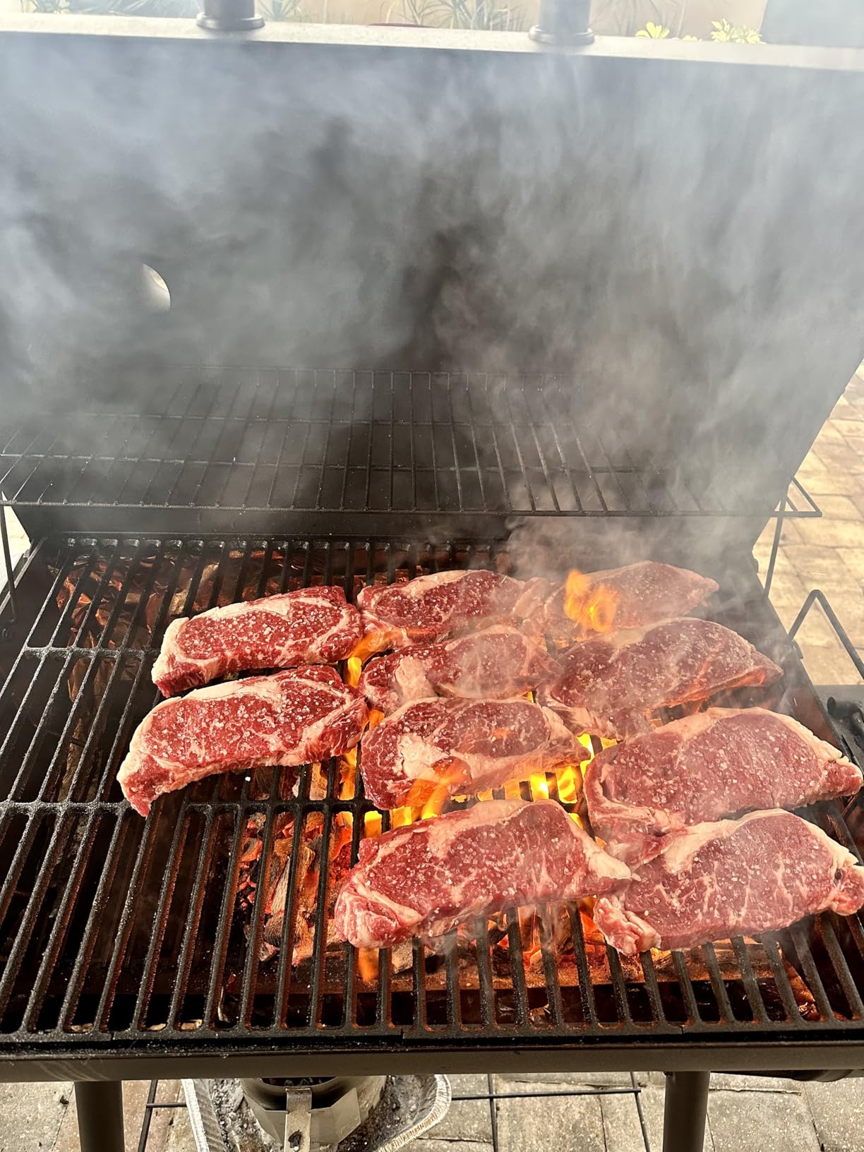 Char-Griller Smokin Pro Charcoal Grill and Offset Smoker with Side Fire Box, 1130 Sq. In. customer photo 1