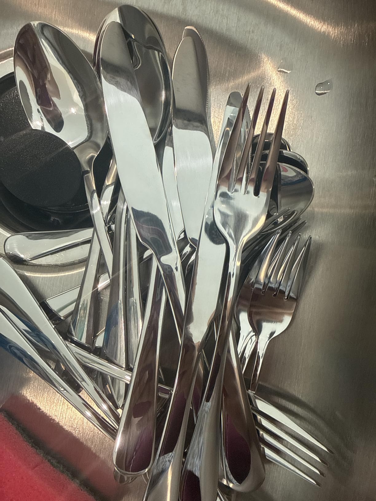 Briout Rose Gold Silverware Set for 4, Flatware Cutlery Set 20 Piece | Premium Stainless Steel Tableware Set, Include Knife Fork and Spoon, Mirror Polished, Ready for Any Dinner or Weddings customer photo 2