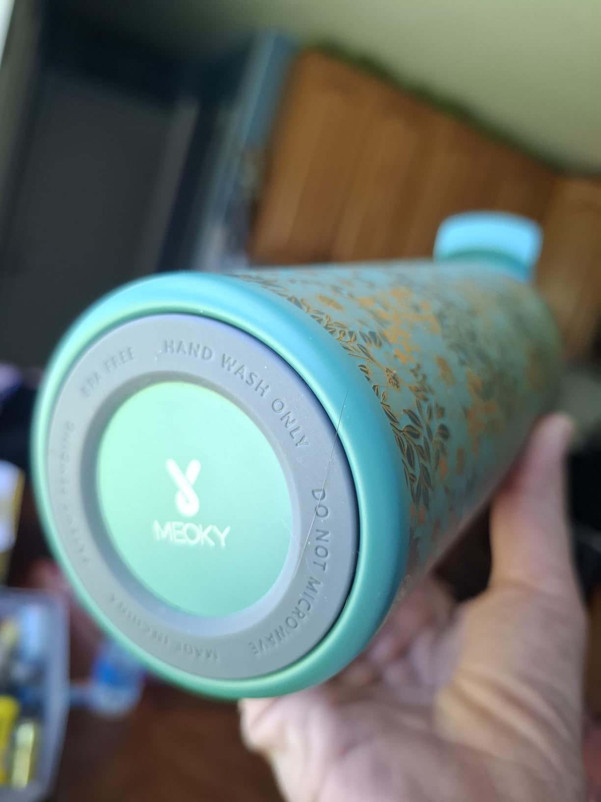 Meoky 24 oz Insulated Travel Coffee Mug: Leak Proof Lid, Night customer photo 1