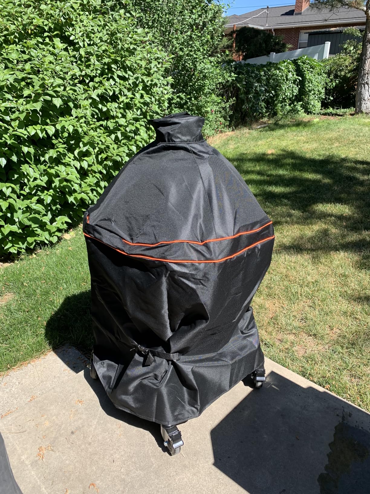 Suphomeware Grill Cover for Kamado Joe Classic, Waterproof Heavy Duty Black Grill Cover customer photo 2