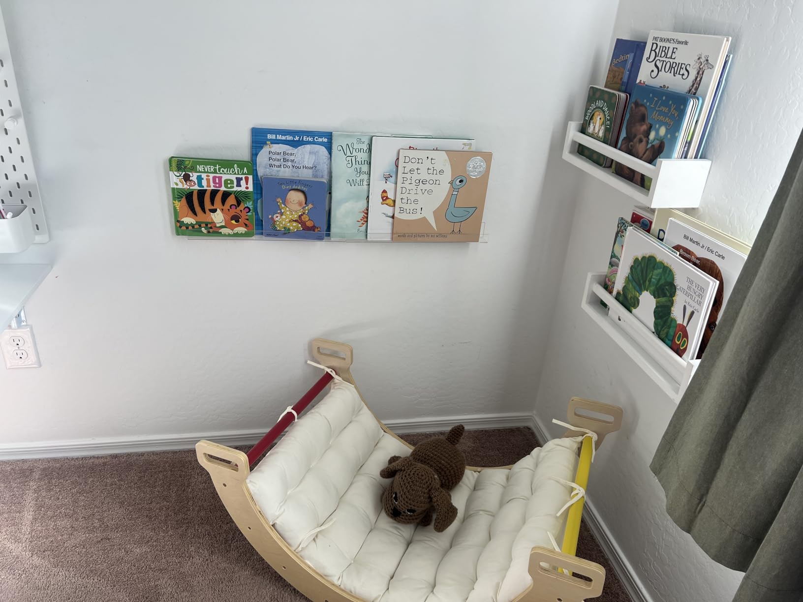 INFANS Wooden Arch Climber Rocker with Soft Cushion, 4 in 1 Montessori Climbing Ladder customer photo 1