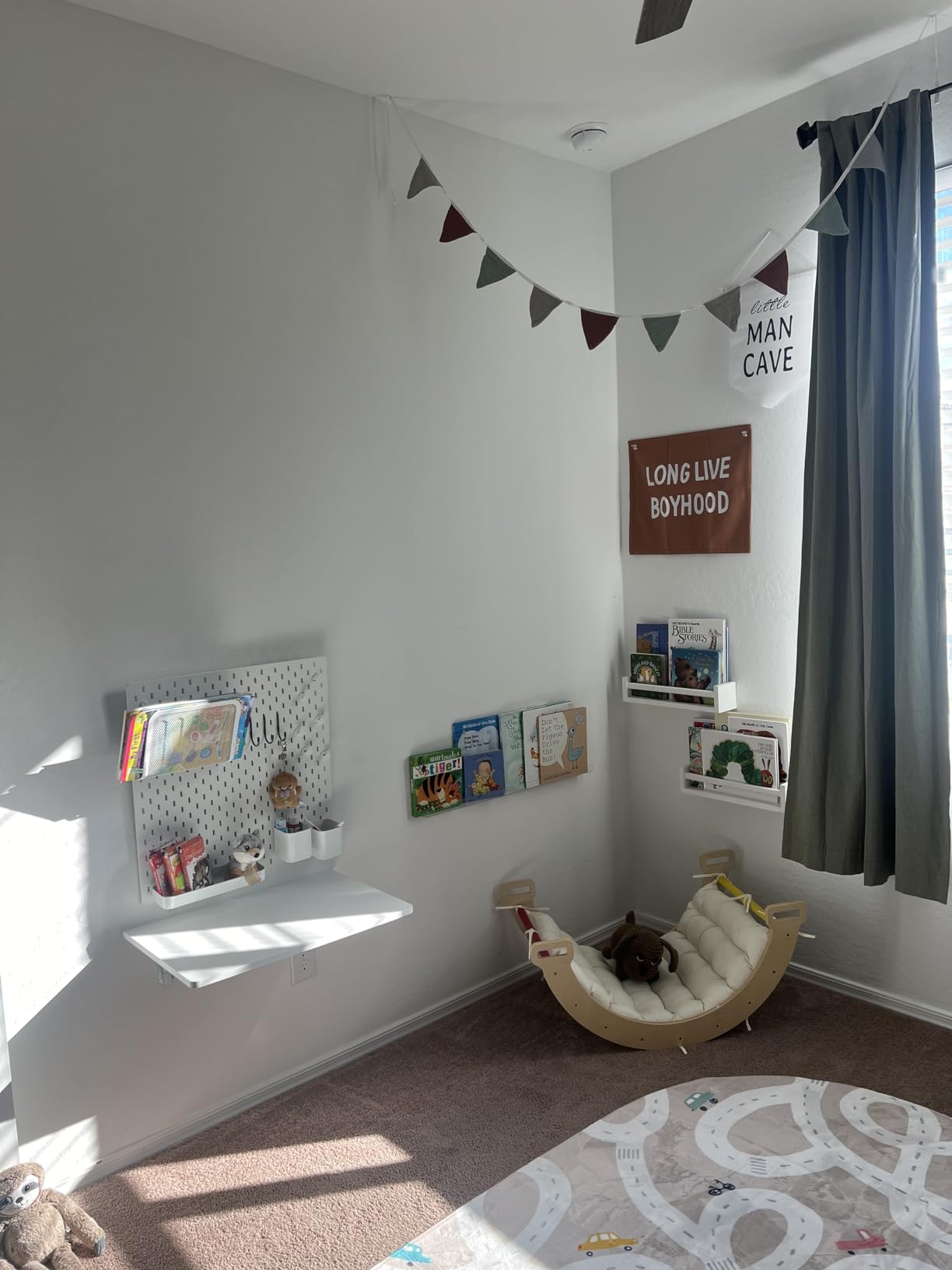 INFANS Wooden Arch Climber Rocker with Soft Cushion, 4 in 1 Montessori Climbing Ladder customer photo 2