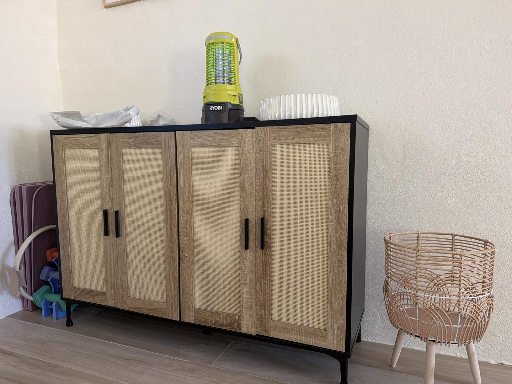 JASIWAY Sideboard Buffet Cabinet with Storage, 48