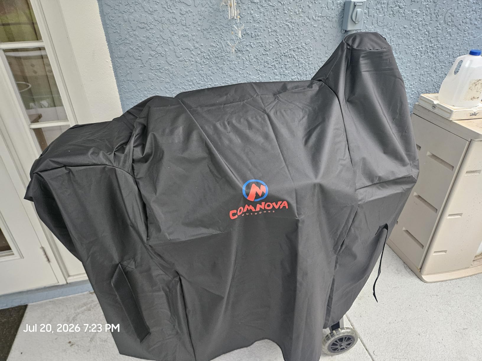 Comnova Grill Cover for Pit Boss 820-850 - Z Grill 700 - Premium Wood Pellet Smoker Cover for Pitboss Waterproof & Heavy Duty, 600D Pellet BBQ Cover customer photo 1