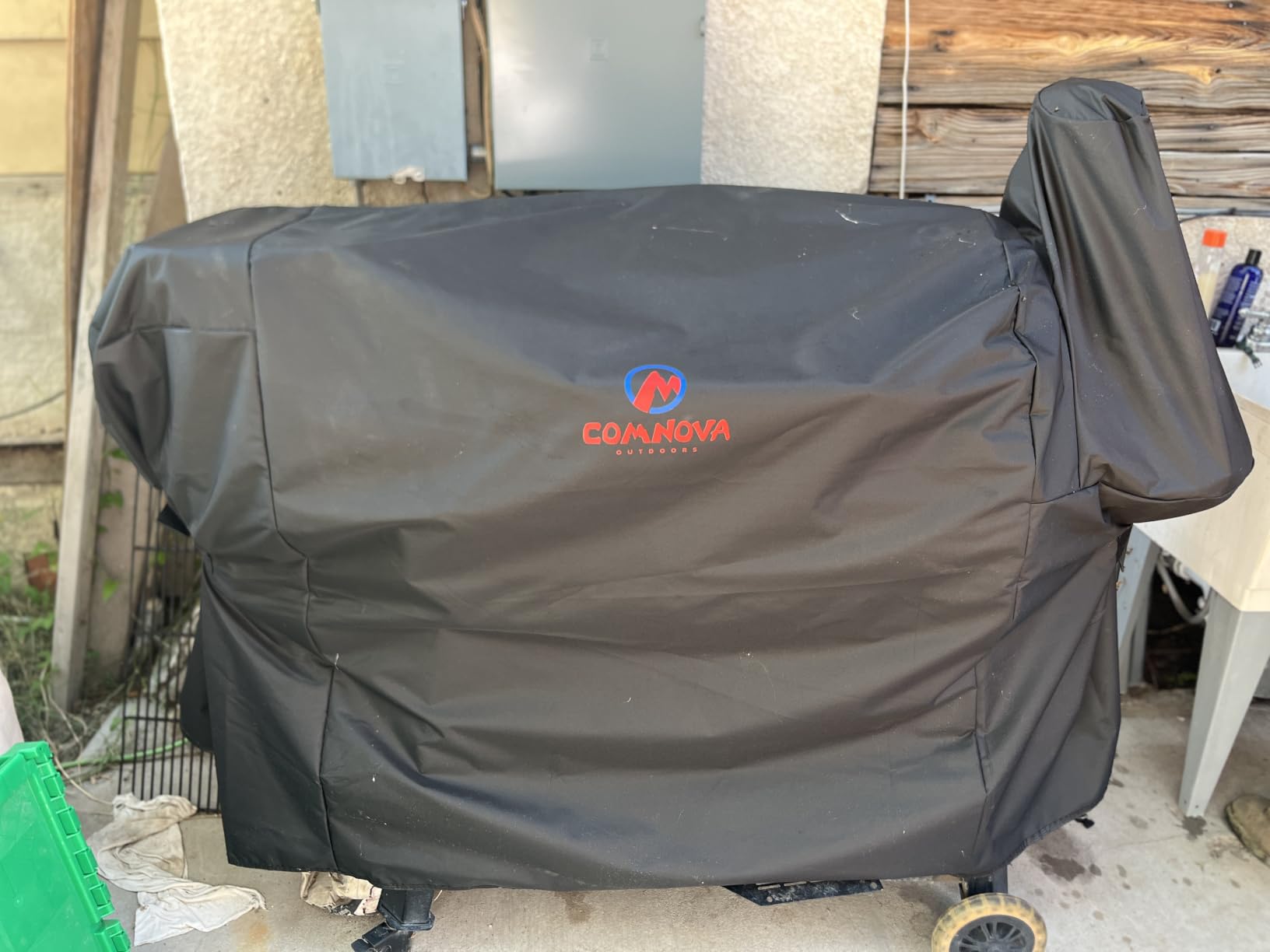 Comnova Grill Cover for Pit Boss 820-850 - Z Grill 700 - Premium Wood Pellet Smoker Cover for Pitboss Waterproof & Heavy Duty, 600D Pellet BBQ Cover customer photo 2
