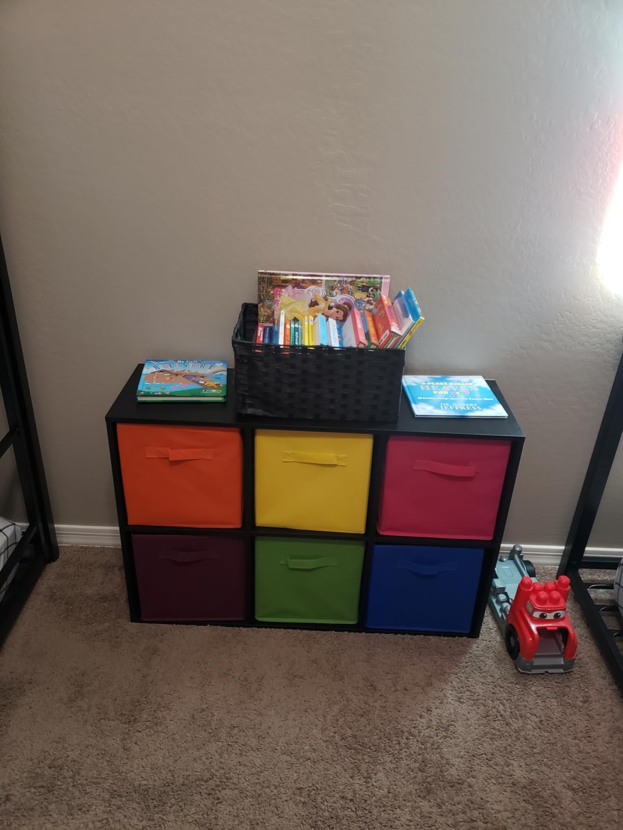 Best Choice Products 6-Cube Storage Organizer, 11in Shelf Opening, Bookcase, Display Shelf, Customizable w/ 3 Removable Back Panels - Black customer photo 1