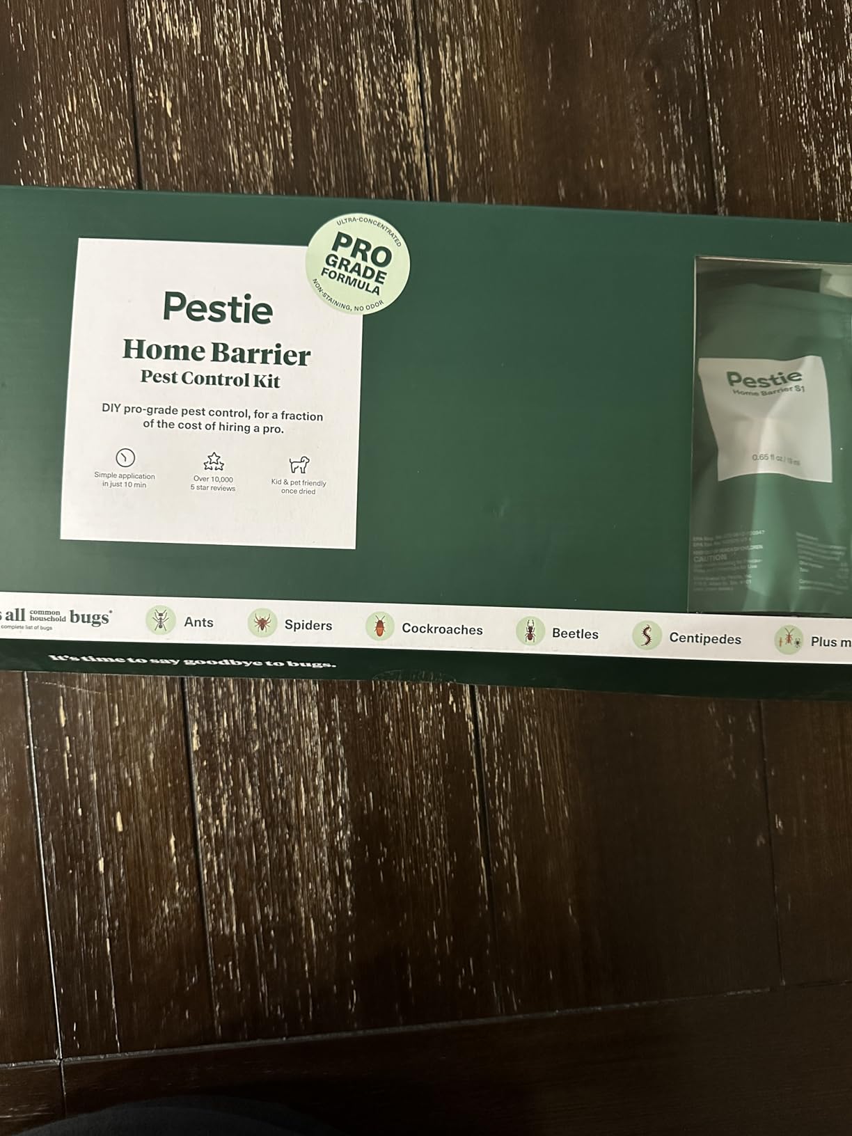 Pestie Home Barrier Pest Control Kit, Bug Spray & Ant Killer for Home | Fast-Acting, Long-Lasting Home Barrier Spray, Professional Pest Control for Common Household Insects customer photo 1