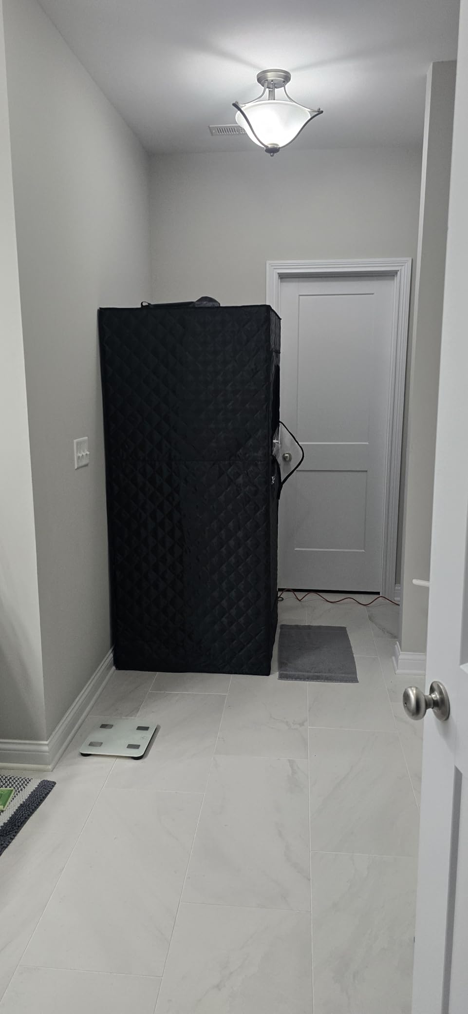 X-Vcak Upgraded Portable Sauna for Home, Relaxation, Steam Sauna for Home with Steamer, Remote Control, Folding Chair, 9 Levels customer photo 2