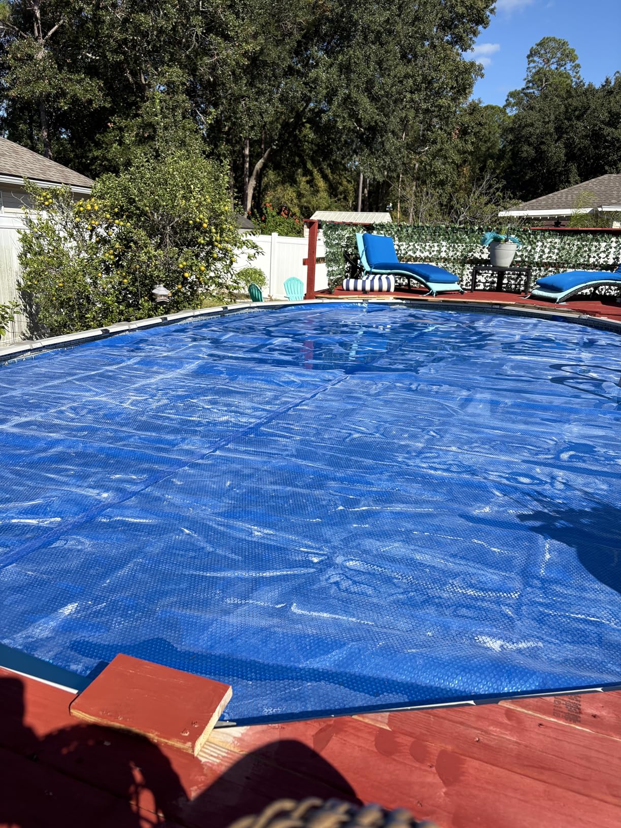 BigXwell Spa and Hot Tub Solar Pool Cover, 12Mil 6x6 Foot Rectangle Thermal Blanket for Outdoor Hot Tubs, 1200Series (6X6 FT) customer photo 2