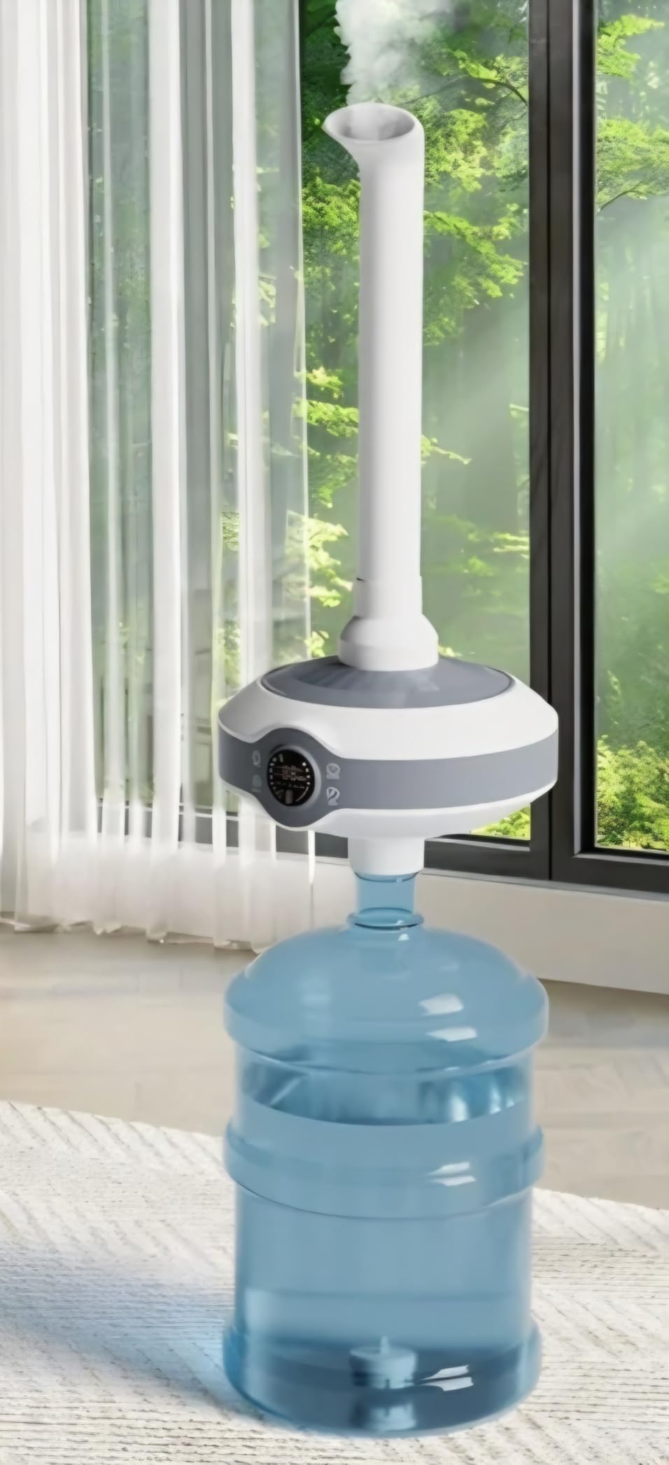 VEVOR Humidifier for Home Large Room 1291.7 sq ft, 16L Commercial Humidifier for Whole House Greenhouse Night Light & 12h Timer & Auto Shut-Off Humidifiers, Commercial Branch Tube w/ 360° Nozzle customer photo 1