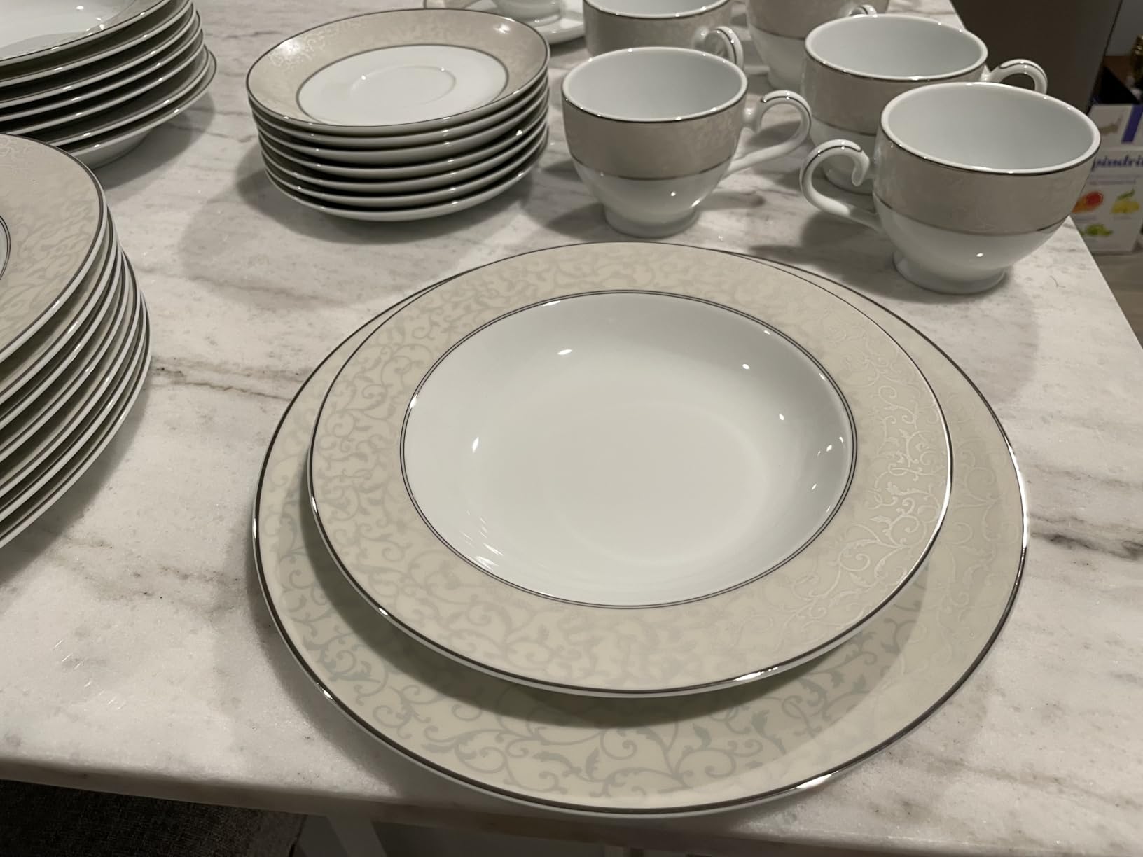 Mikasa Parchment Gold 40 Piece Dinnerware Set, Service for 8 customer photo 2