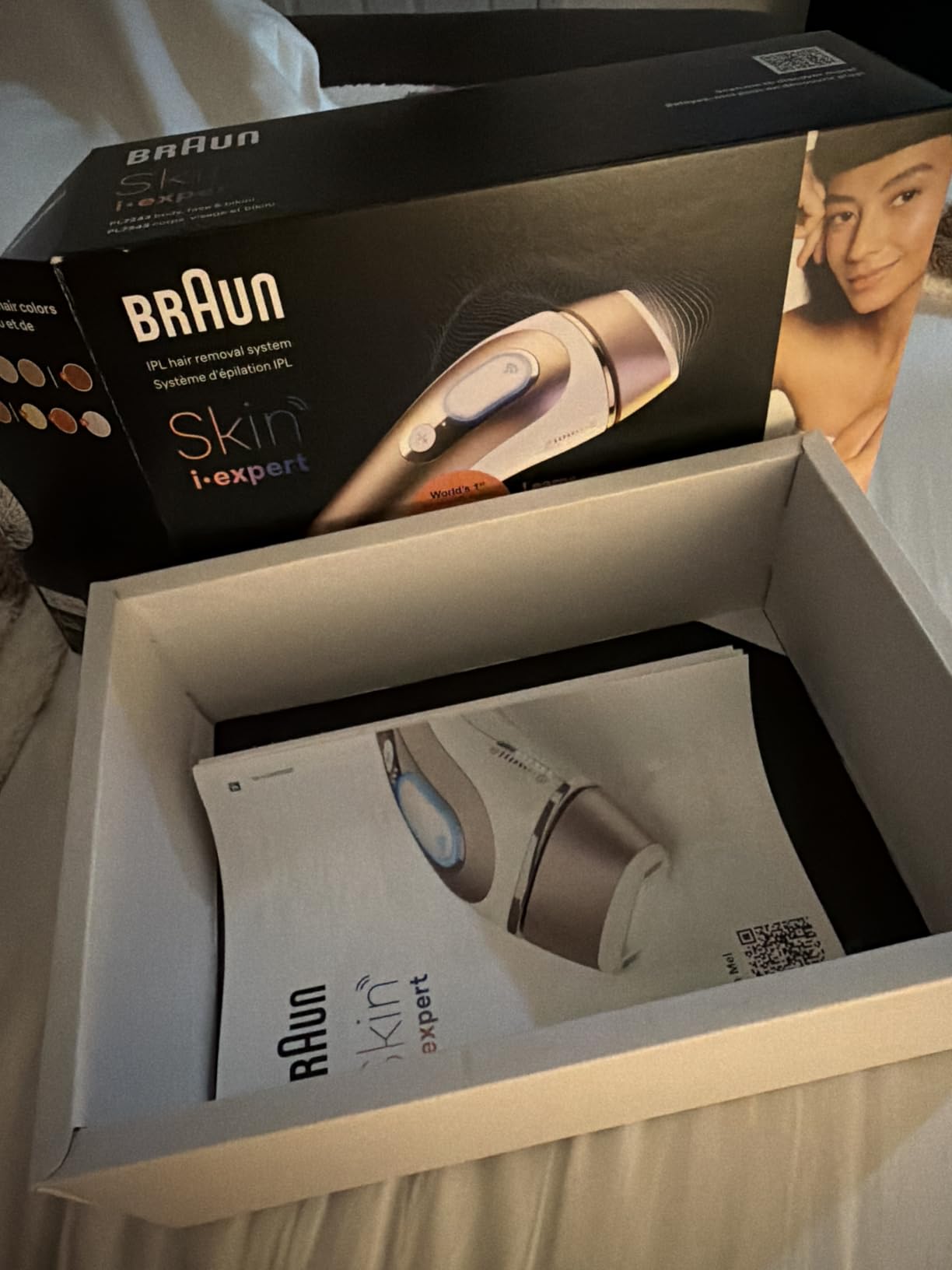 Braun Smart IPL, Skin i·Expert Pro 7, VOGUE's Best Hair Removal Device, IPL Hair Removal for Women and Men, Permanent Laser Hair Reduction At-Home, World's 1st Smart App, 3 Heads, IPL7243 customer photo 2