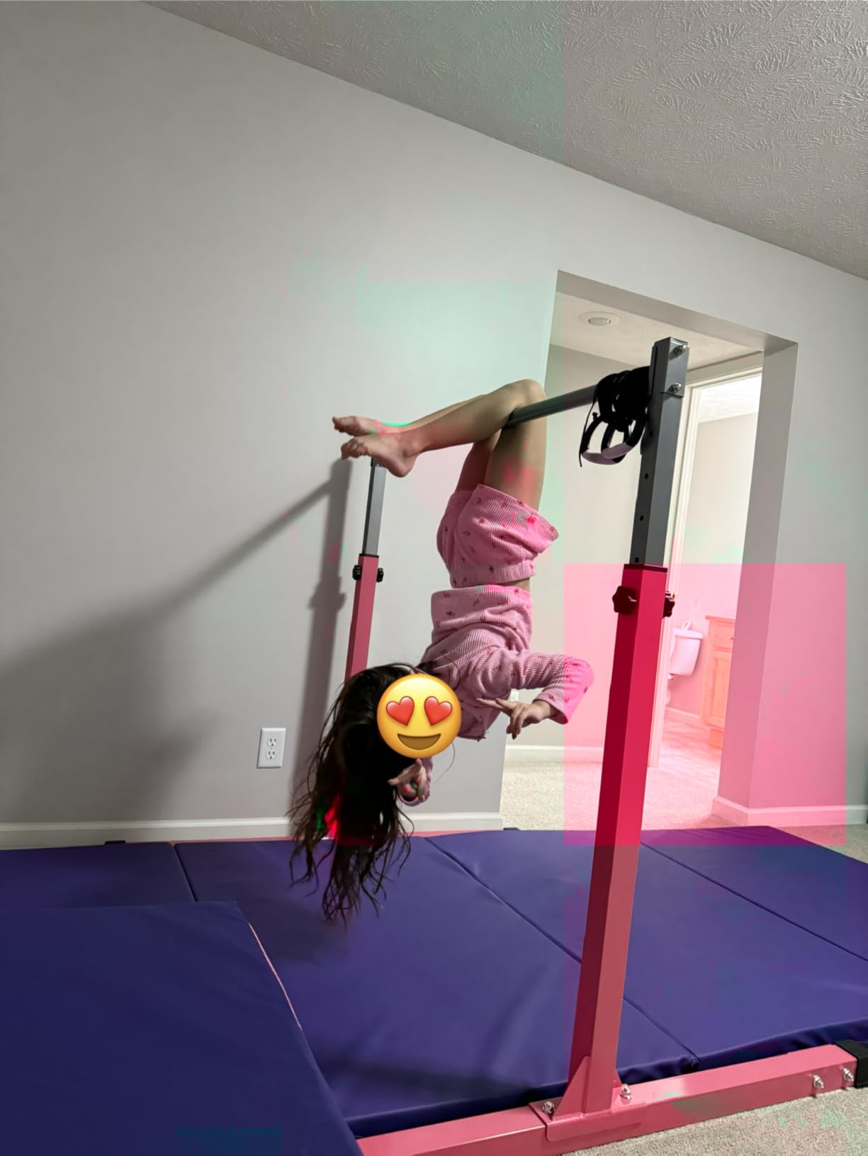 BalanceFrom 10x4 Feet 4-Panel Folding Gymnastics Mat - 2-Inch Thick Pad with Vinyl Surface and Carrying Handles for Tumbling, Yoga, Pilates, Home Workouts, and Martial Arts customer photo 1