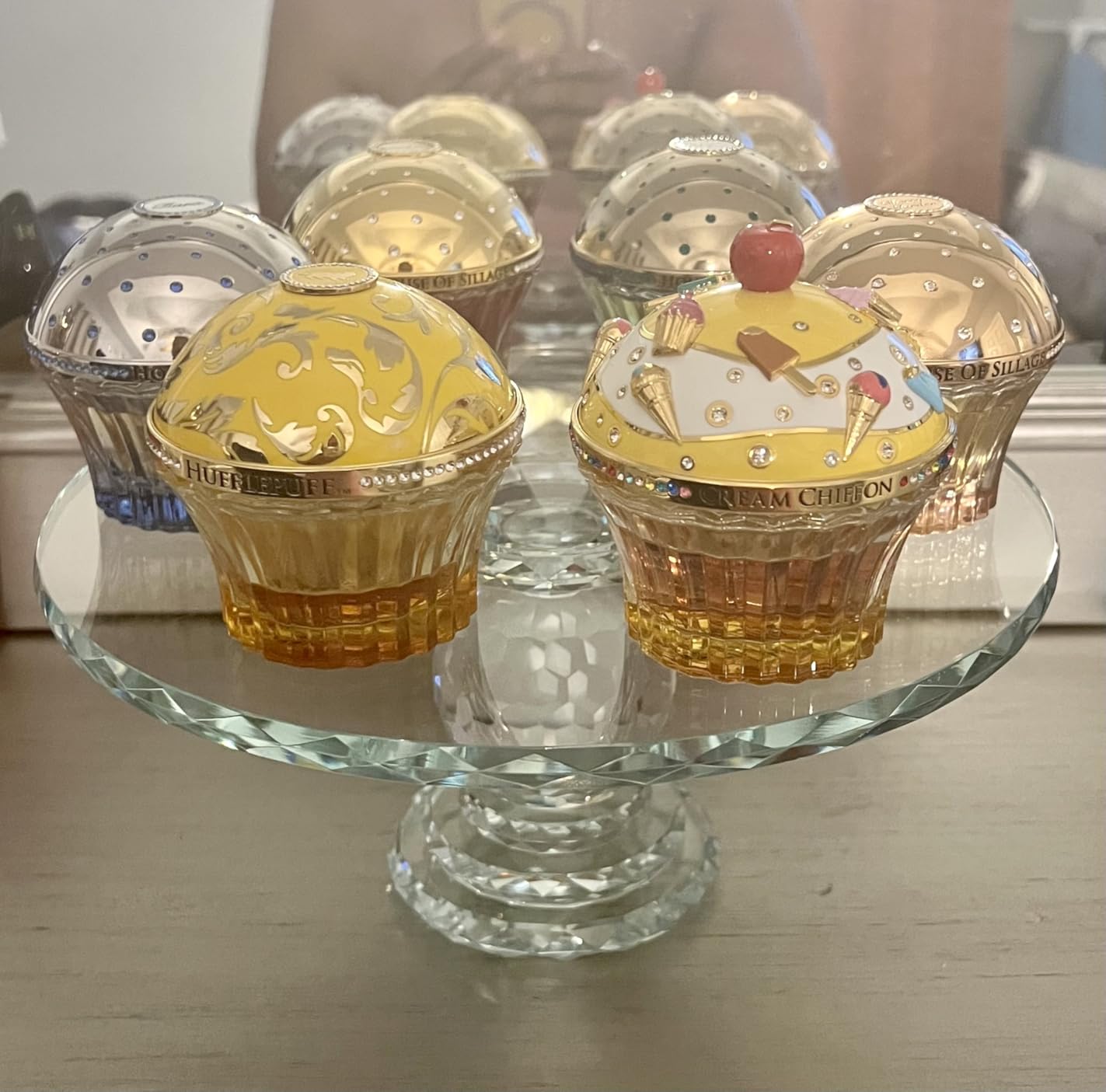 Uten Crystal Glass Cake Stand, 11