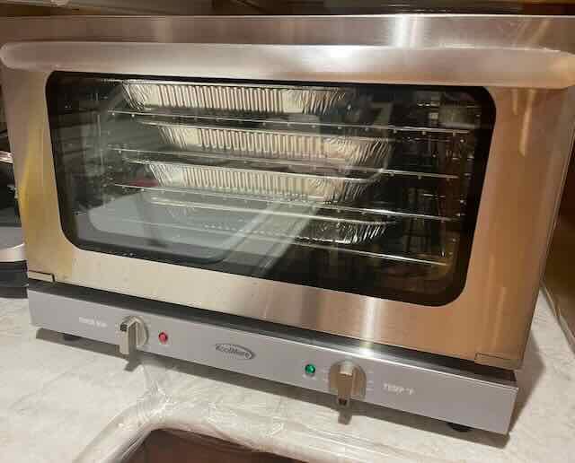 KoolMore 32 in. Commercial Countertop Convection Oven, Holds Full Size Pans, 4 Racks and 3500W of Power, 240V in Stainless-Steel, ETL Listed for Safety and Sanitation (KM-CTCO-44) customer photo 1