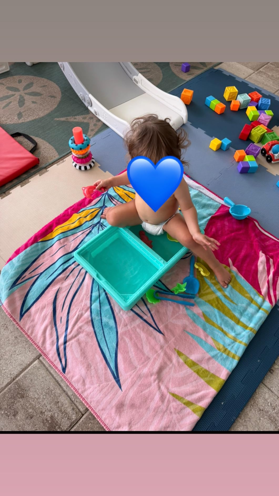 Carolart Ocean Sensory Table, Sand Table, Standing Sensory Bin | Activity Table, indoor outdoor sand kit for sensory play, ocean toys and water table for boys and girls ages 3+ customer photo 2