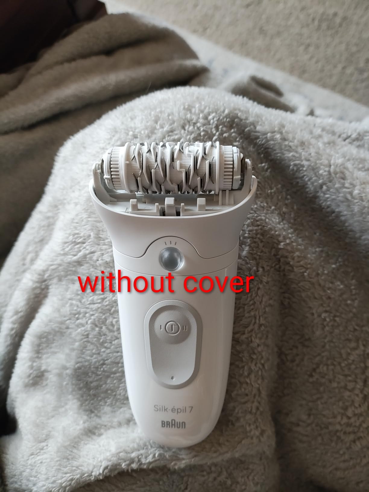 Braun Epilator Silk-épil 7, Hair Removal Device, Women Shaver & Trimmer, Wet and Dry, Wide Head, Includes Shaver Head and Trimmer Comb, SE7-041, Silver customer photo 1
