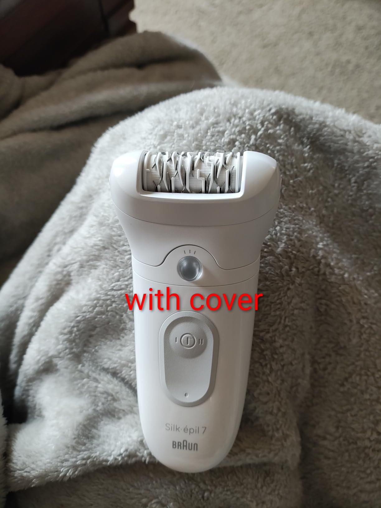 Braun Epilator Silk-épil 7, Hair Removal Device, Women Shaver & Trimmer, Wet and Dry, Wide Head, Includes Shaver Head and Trimmer Comb, SE7-041, Silver customer photo 2