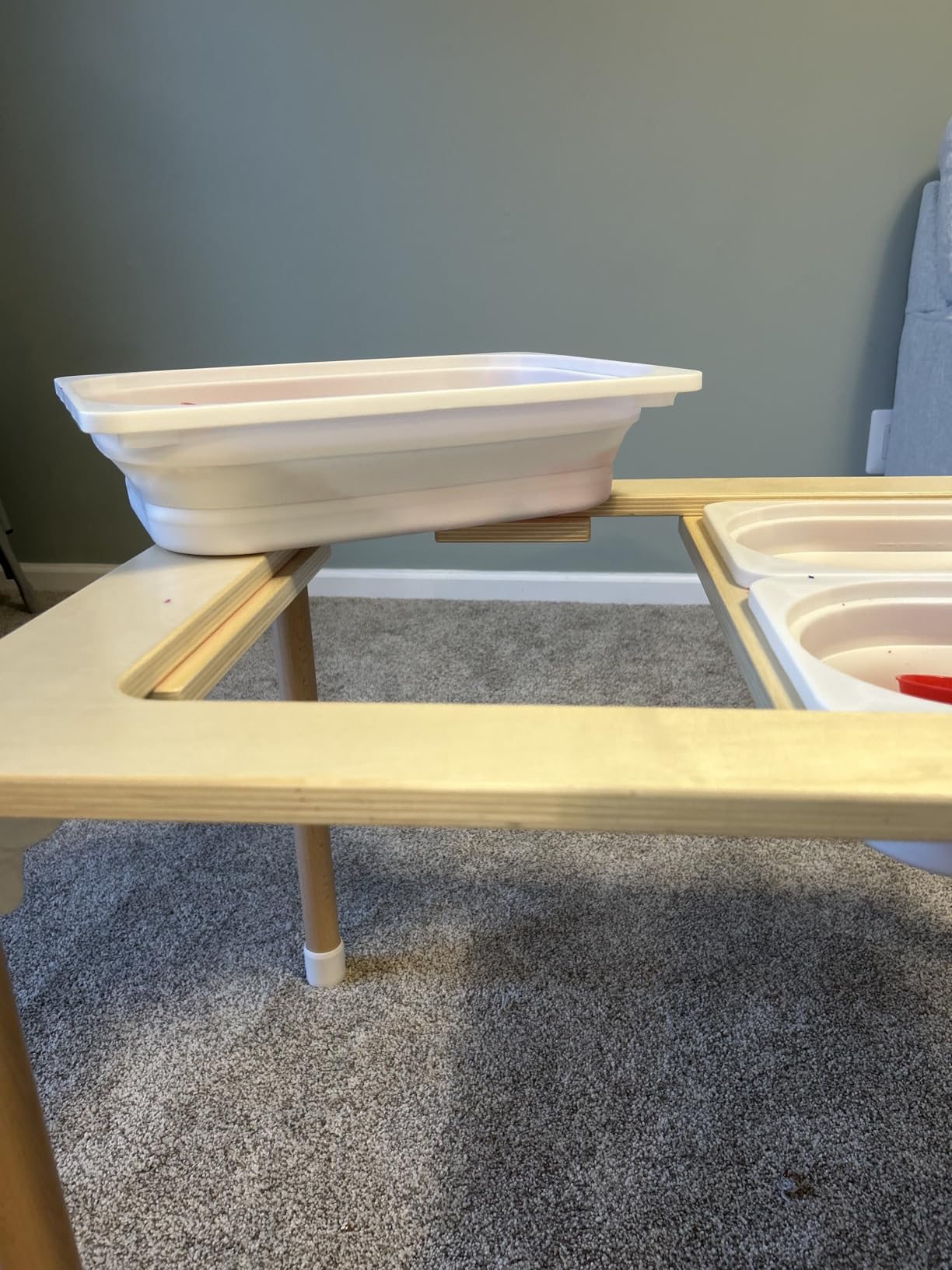 7 Days of Play Sensory Play Activity Table with Foldable Legs, Storage Bins, and Lid - Sensory Table for Toddlers & Kids | Great Gift for Birthdays, Christmas & Special Occasions customer photo 2
