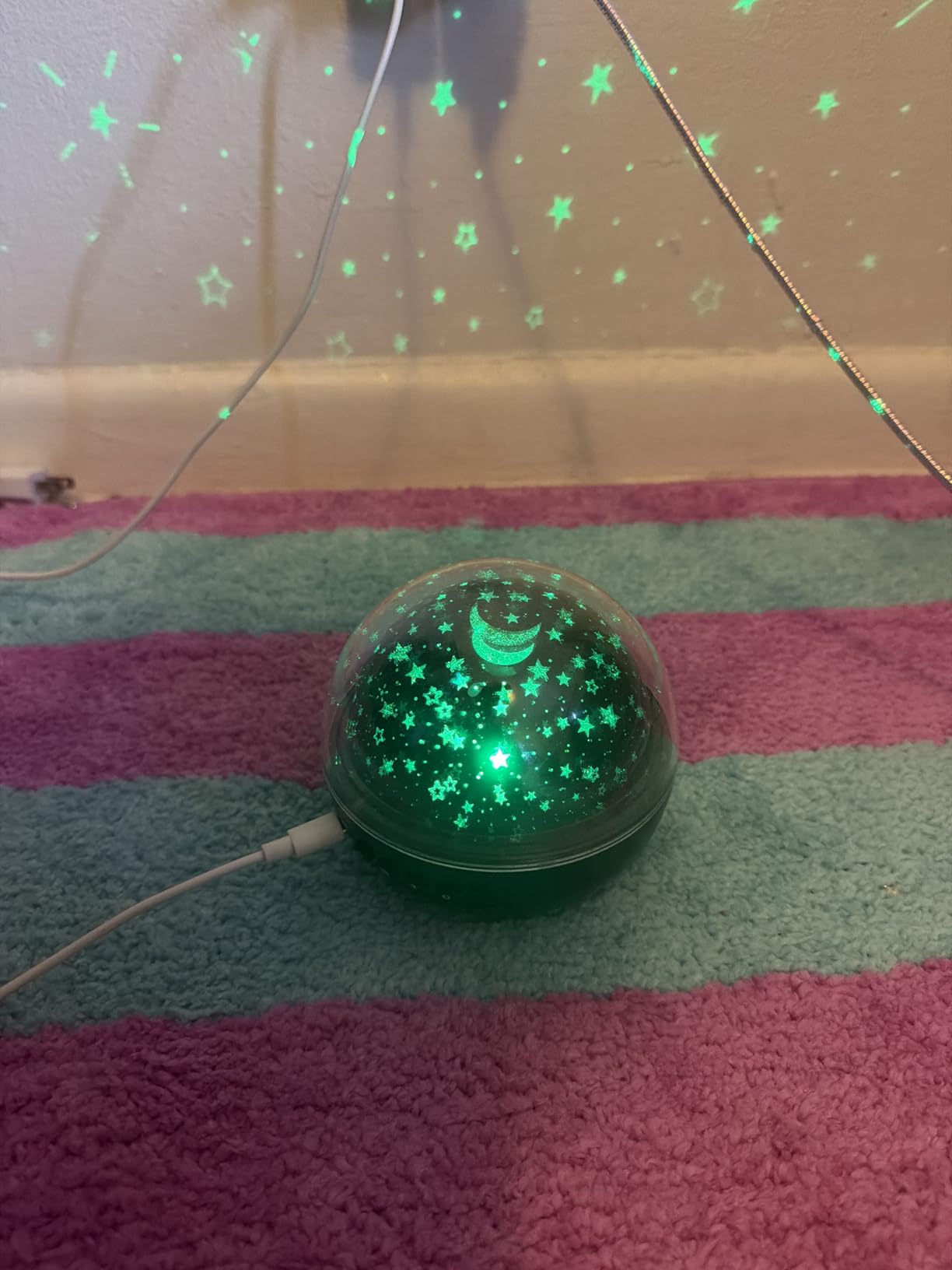 COOLNIGHT Night Light for Kids,93 Lighting+3 Films Kids Night Light Projector,Remote+Dimmable Star Projector,360° Ceiling Stars Glow in the Dark Stars,Gifts for 4 Year Old Boy Birthday Gift customer photo 1