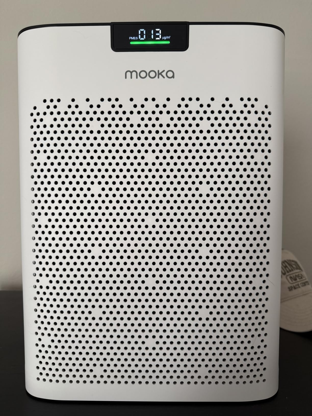 Air Purifier for Home Bedroom Large Room 2200 Ft², MOOKA H13 HEPA Air Cleaner with Washable Pre-filter, Air Quality Monitor, Air Purifiers for Pets Hair Smoke Pollen, Auto Mode, KJ190H White customer photo 2