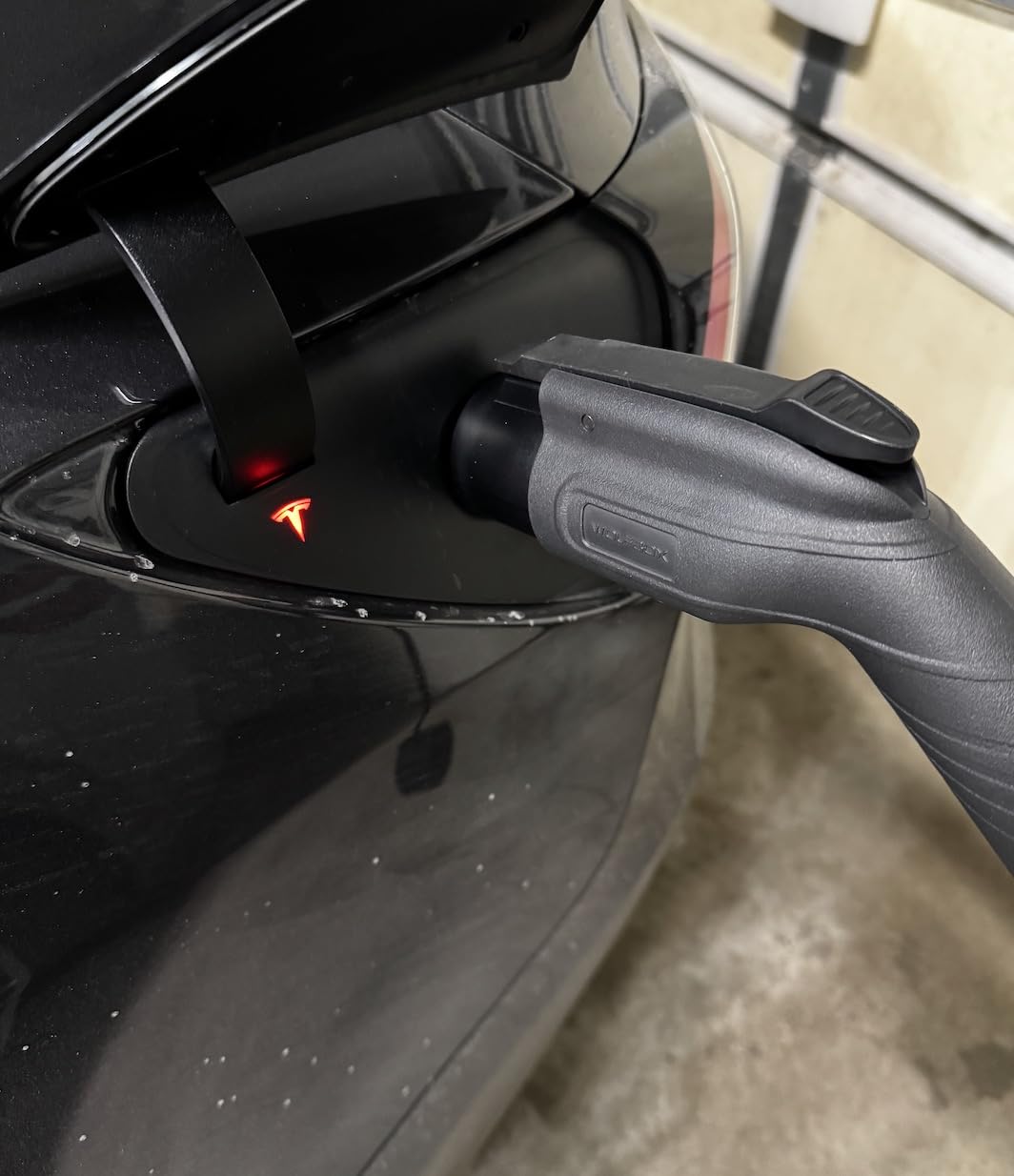 WOLFBOX Level 2 EV Charger 40amp - NEMA 14-50 EVSE with J1772 Connector - CSA Certified Wall Home EV Charger - 25FT Cable,Outdoor/Indoor,RFID Card,WiFi Enabled, 240V Electric Vehicle Charging Station customer photo 1