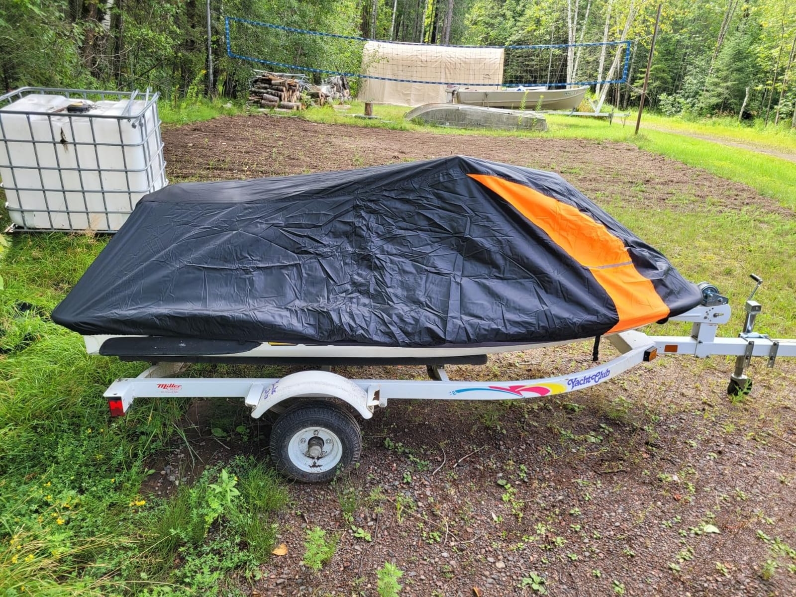 Avecrew Jet Ski Cover Fits 135'' to 145'' L 2-3 Seater PWC (Blue) | Oxford Fabric Waterproof Jetski Covers, Compatible with Yamaha Sea-Doo Kawasaki, Trailerable, Rain, Snow & UV Protection customer photo 2