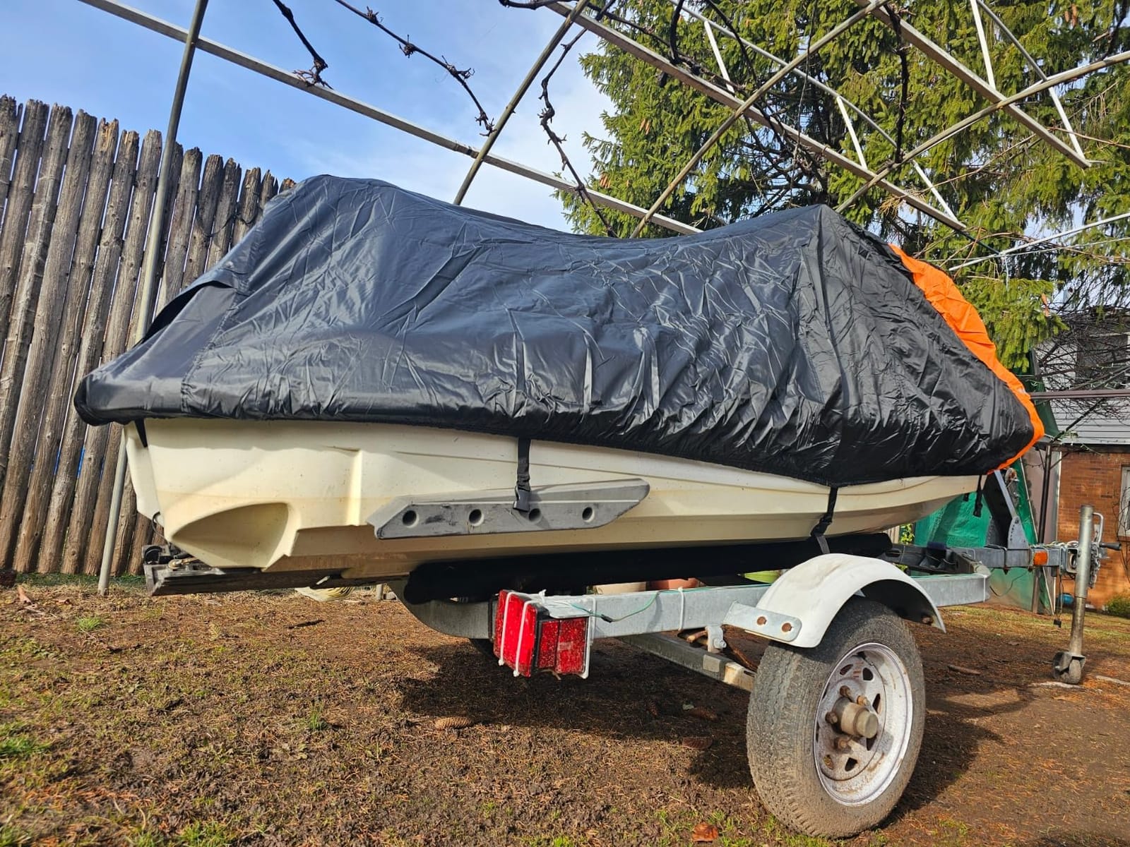 Avecrew Jet Ski Cover Fits 115'' to 120'' L 2-3 Seater PWC (Blue) | Oxford Fabric Waterproof Jetski Covers, Compatible with Yamaha Sea-Doo Kawasaki, Trailerable, Rain, Snow & UV Protection customer photo 1