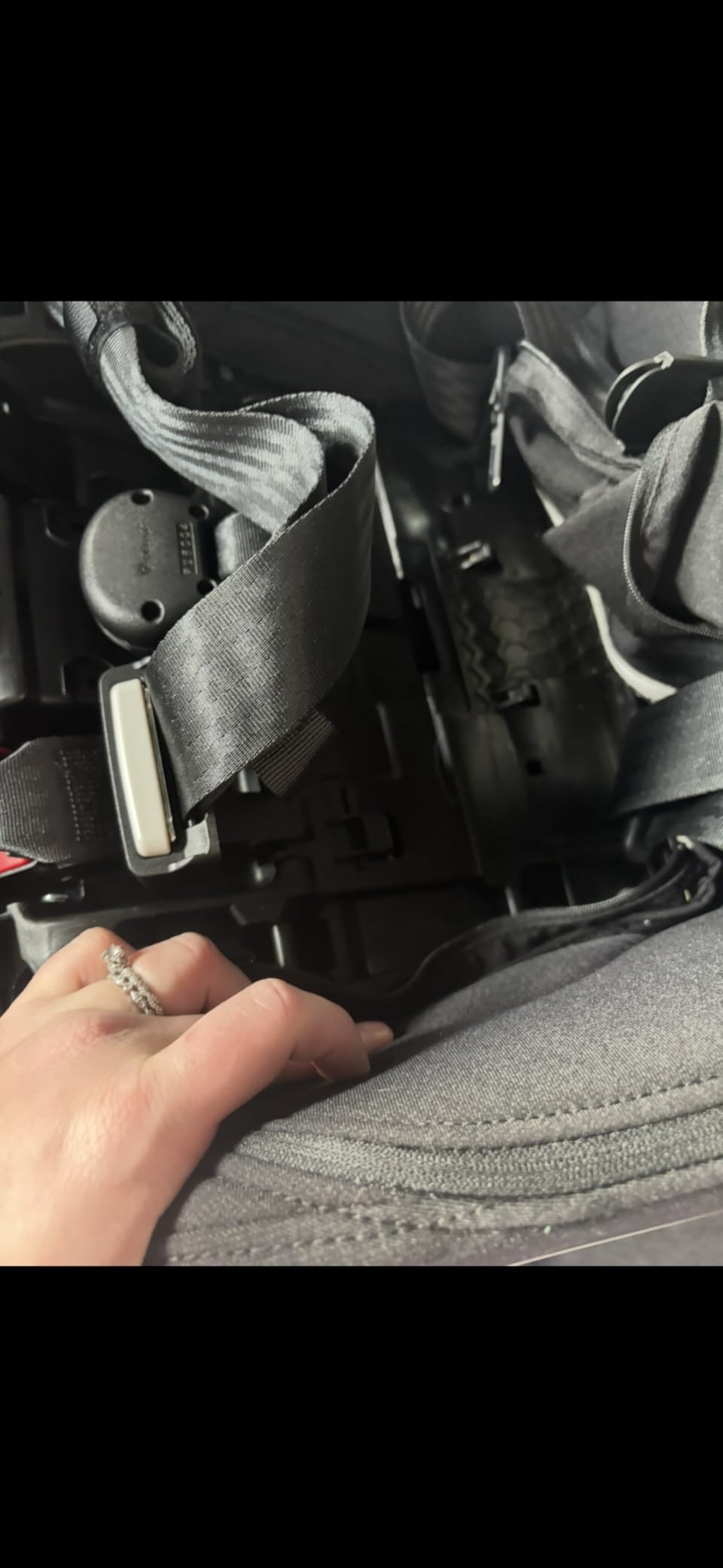 Clek Foonf Convertible Car Seat with Rigid LATCH, Crumple Zone safety system, Adjustable Headrest, Reclining Design, Anti-Rebound Bar & Flame Retardant-Free (Railroad Ziip) customer photo 1