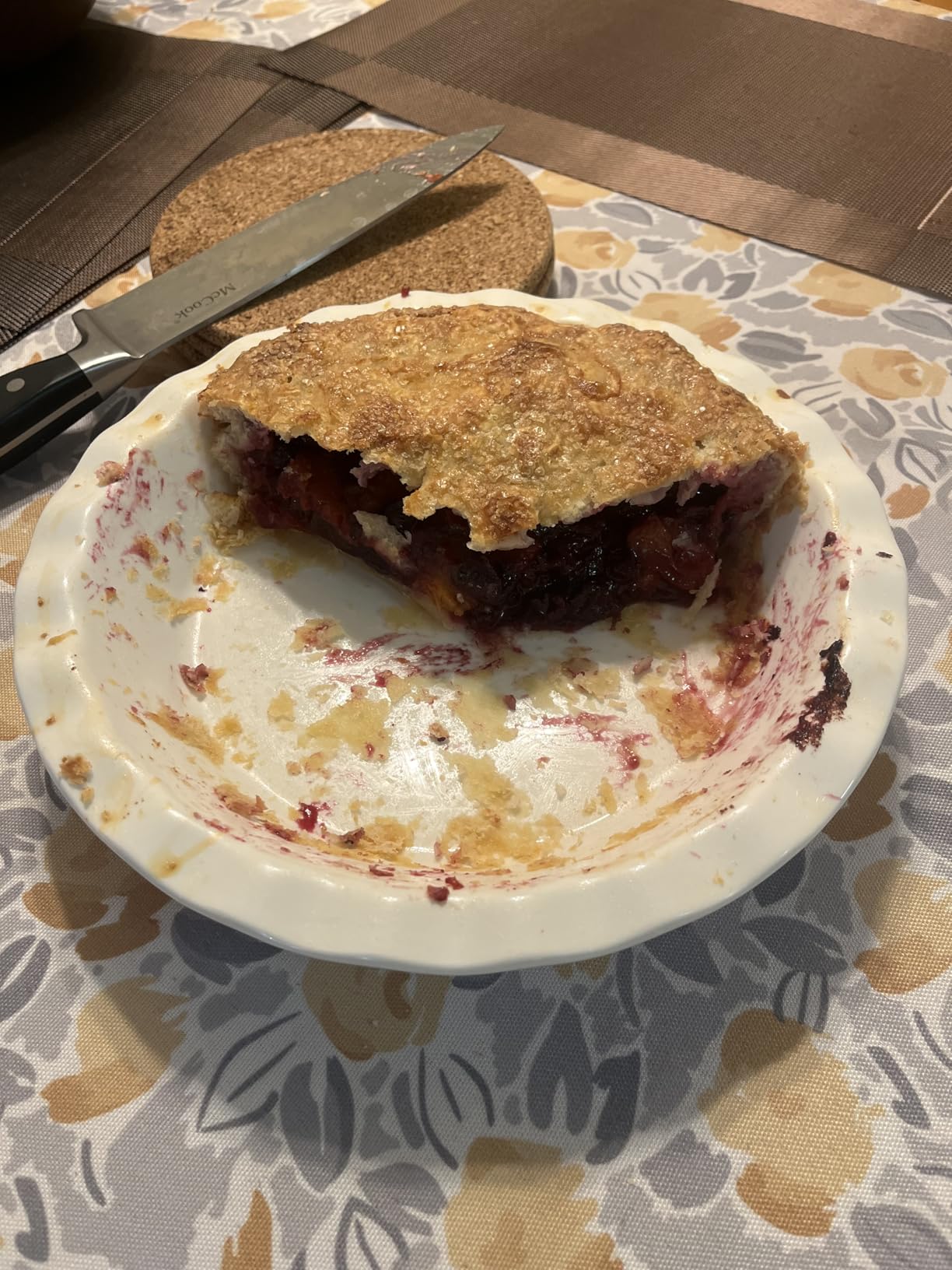 MALACASA 40 Oz Ceramic Pie Pan Set of 2, 9 Inch Fluted Pie Dish | Baking, Versatile for Quiche, Pie, Tart, Casserole, Oven, Microwave, Dishwasher Safe, Non-Stick Glaze, Even Heat Distribution customer photo 2