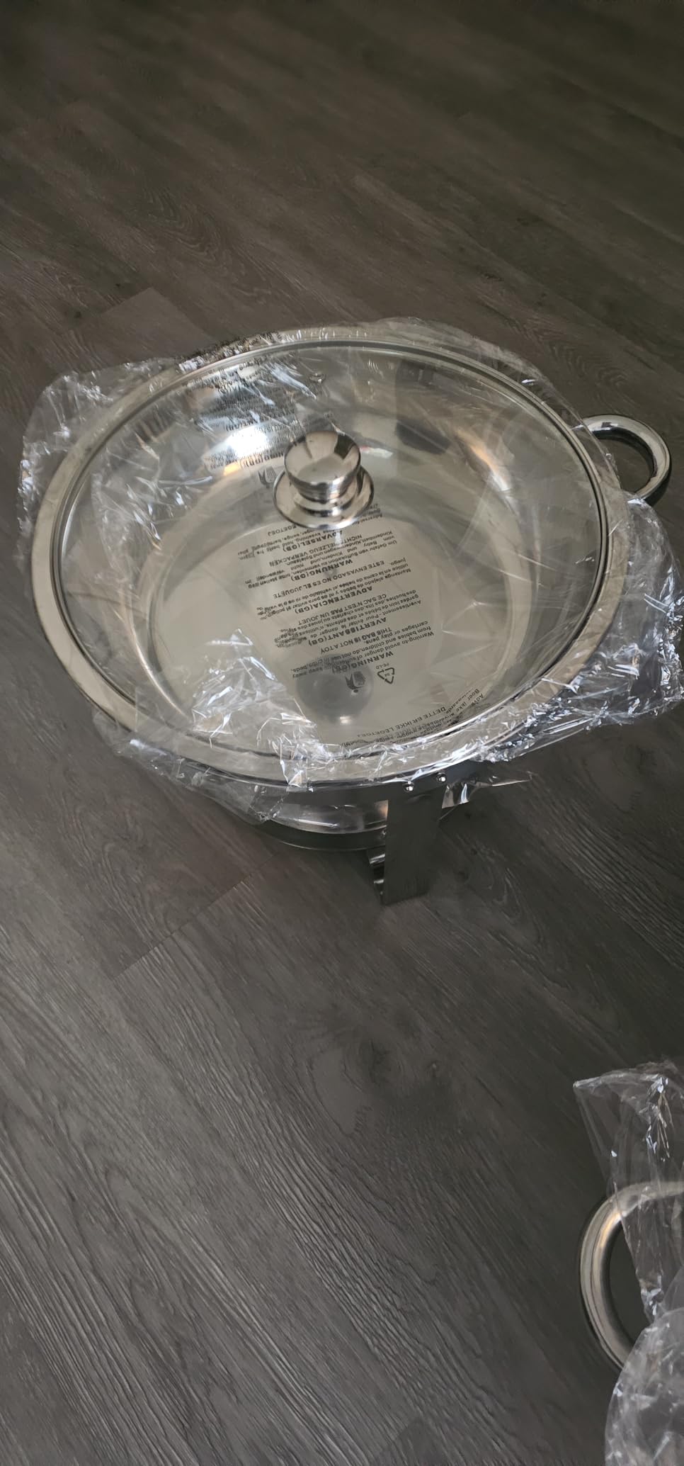 Rengue 6QT Chafing Dishes for Buffet, 4 Pack Stainless Steel Round Chafing Dish Buffet Set, Heating and Cooling Buffet Servers and Warmers, Food Warmers for Parties Buffet,Gatherings,Banquets,Weddings customer photo 2