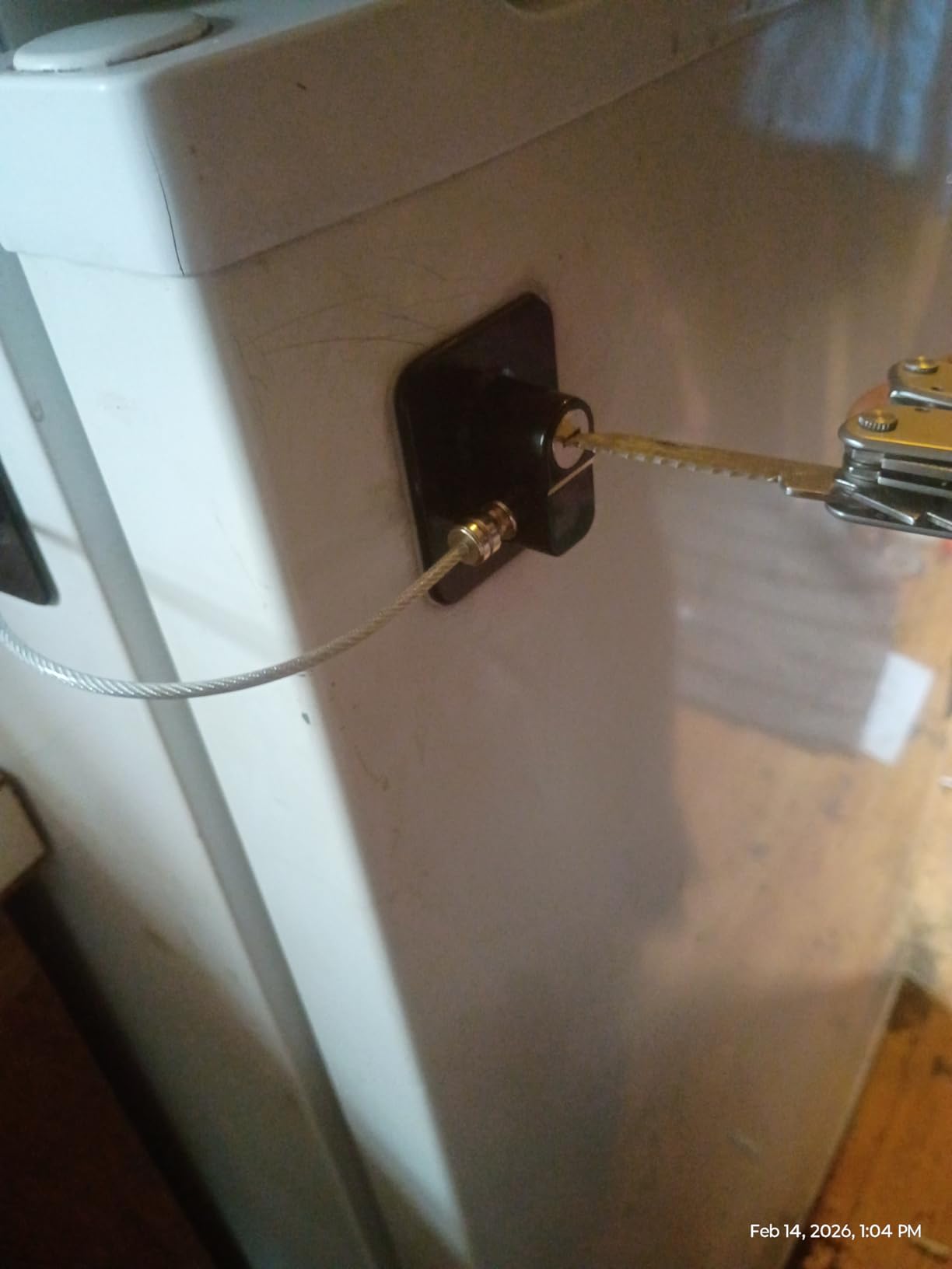 Fridge Lock, 2PCS Upgraded Refrigerator Lock for Freezer, Cabinets and Drawers, Air Fryer, Closets, Windows, Doors, Durable ABS with Adhesive Backing, Easy Install, No Tools Needed, Black customer photo 1