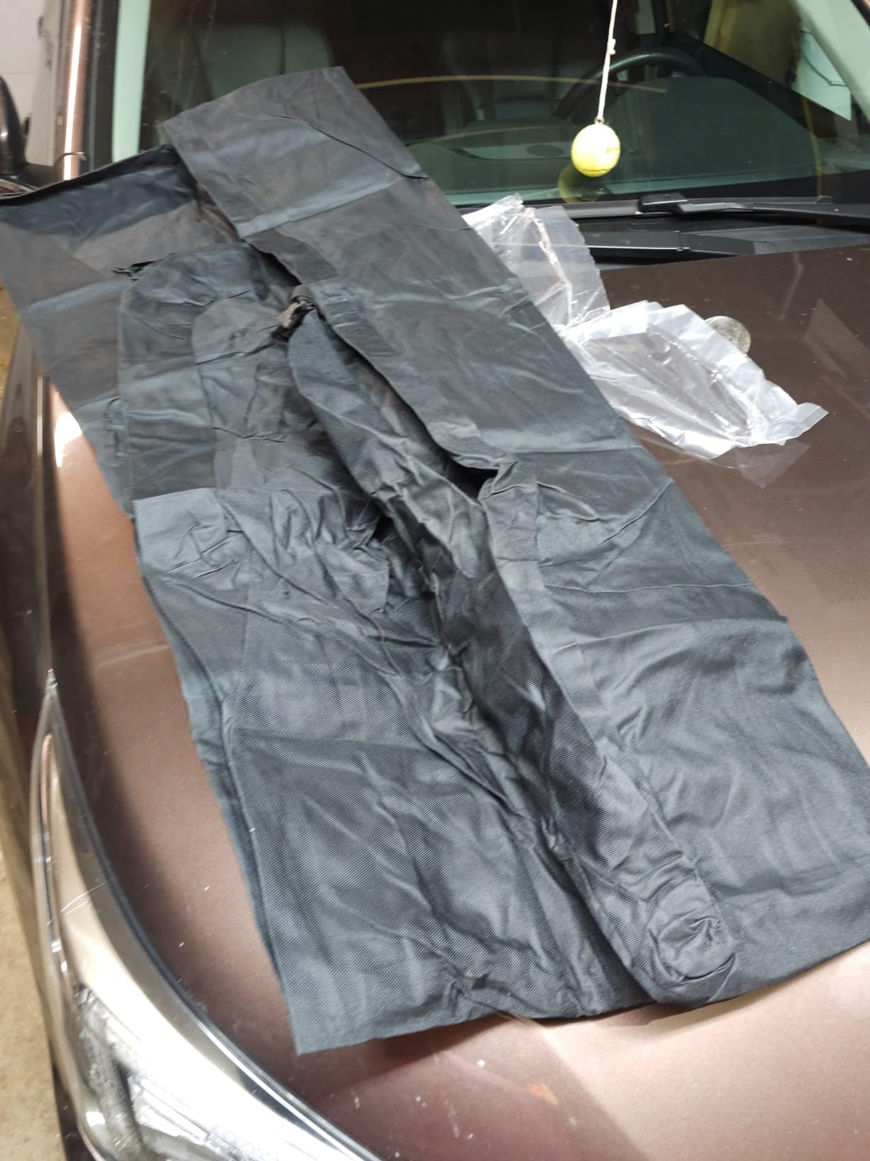 Snow Blower Cover, 600D Heavy Duty Waterproof Oxford Cloth, Universal Fit, Outdoor Protection, Snowblower Cover Universal - Black customer photo 2