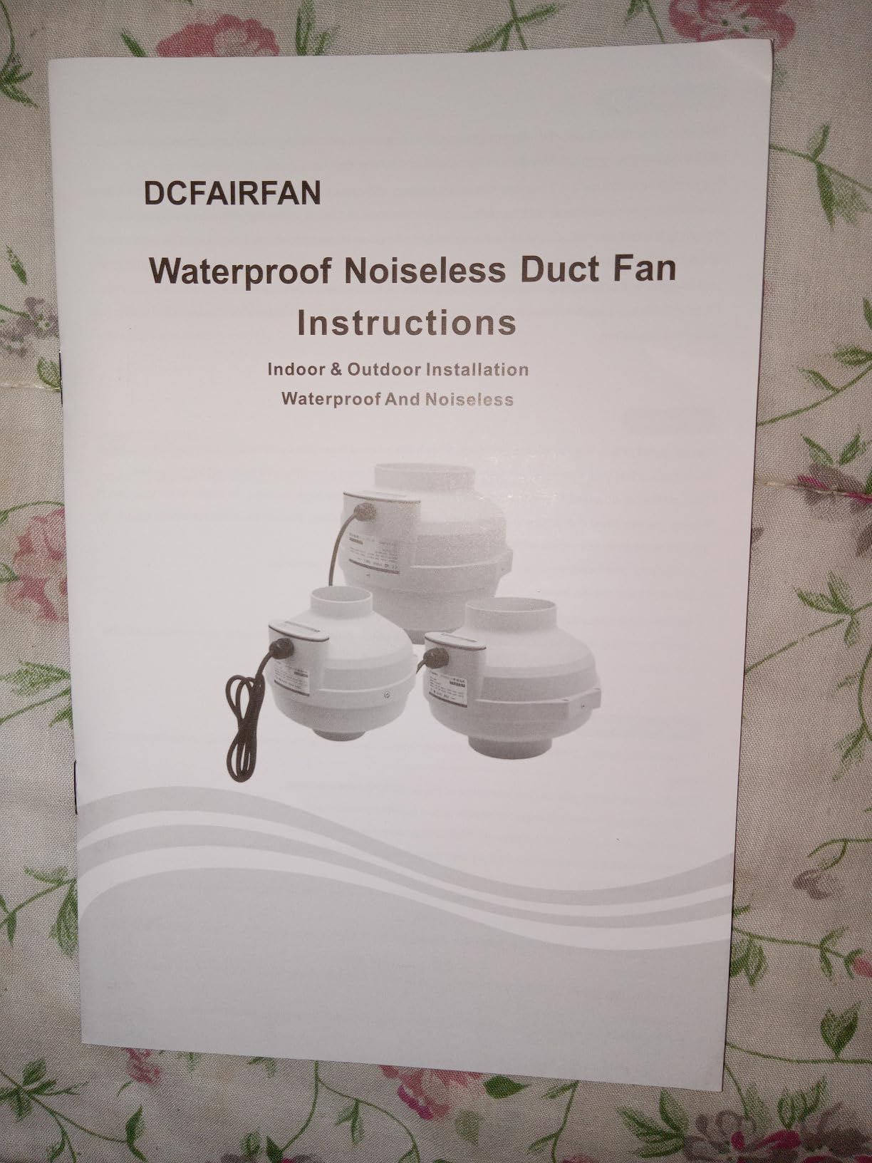 4x3 Inch Radon Mitigation System Kit, Quiet 260CFM Radon Mitigation Fan Inline Duct Fan IP67 Waterproof with soft joint and manometer, High Airflow Exhaust Fan for Indoor Outdoor customer photo 1
