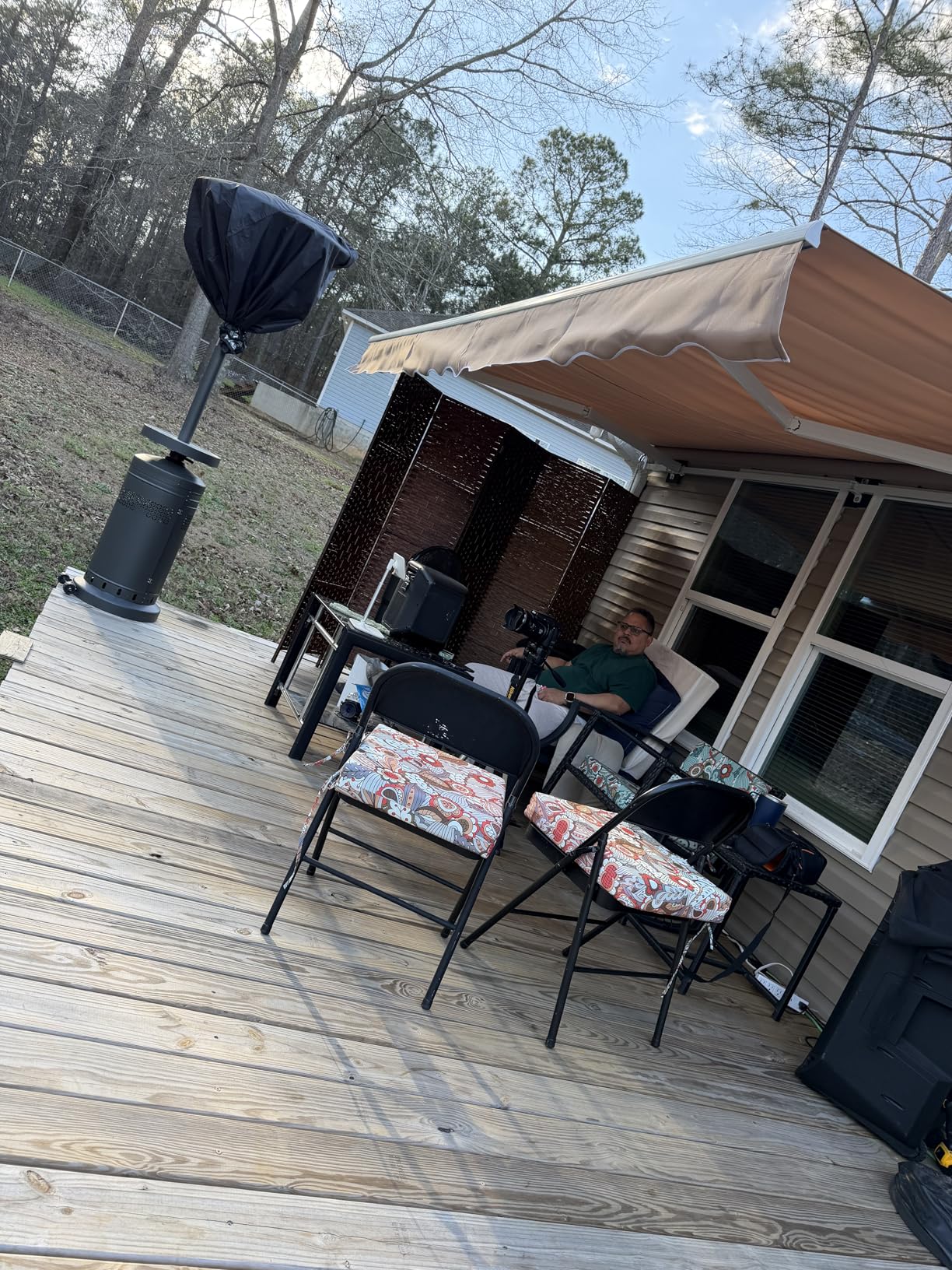 Patio Retractable Awning 13 x 8.2 ft Sun Shade Shelter Cover,Outdoor Patio Awnings for Shop, Restaurant, Cafe, Courtyard, Balcony customer photo 1