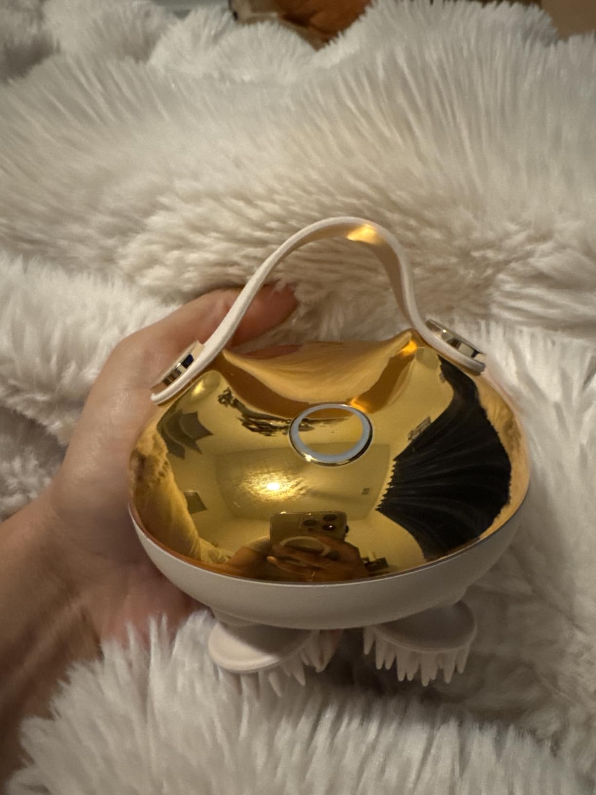 arboleaf Heated Scalp Massager Head Massager Scalp Stress Relax Hair Massager with Heat Cordless Kneading Massage Cat Massager, Gift for Mom Dad customer photo 1