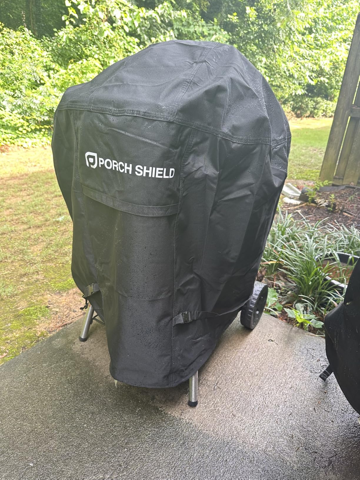 Porch Shield Outdoor Charcoal Kettle Grill Cover 22 inch Waterproof 600D Round Smoker Cover Fits Most Kettle Grill 27
