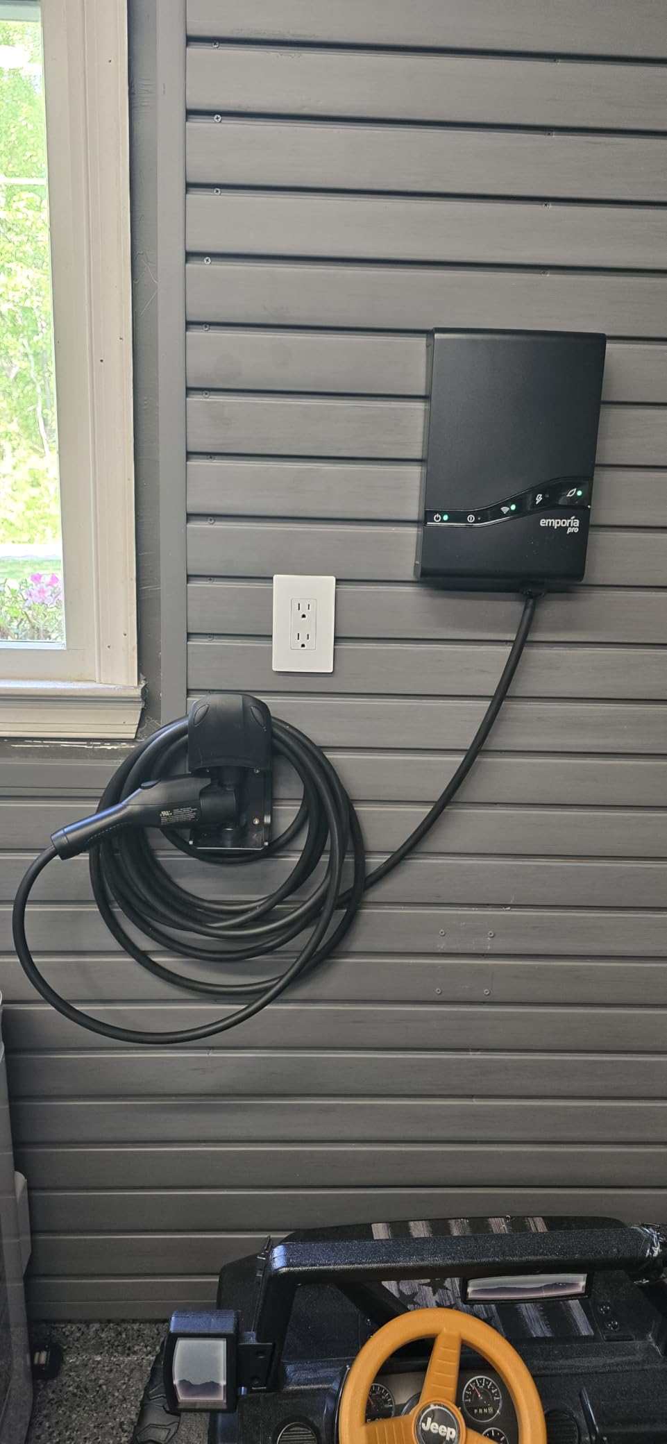 EMPORIA Pro Level 2 EV Charger with PowerSmart - 48 amp Fast EV Charger for Home with Hardwire and J1772 Connector - 240v Electric Vehicle Charging Station and 25' EV Charging Cable customer photo 2