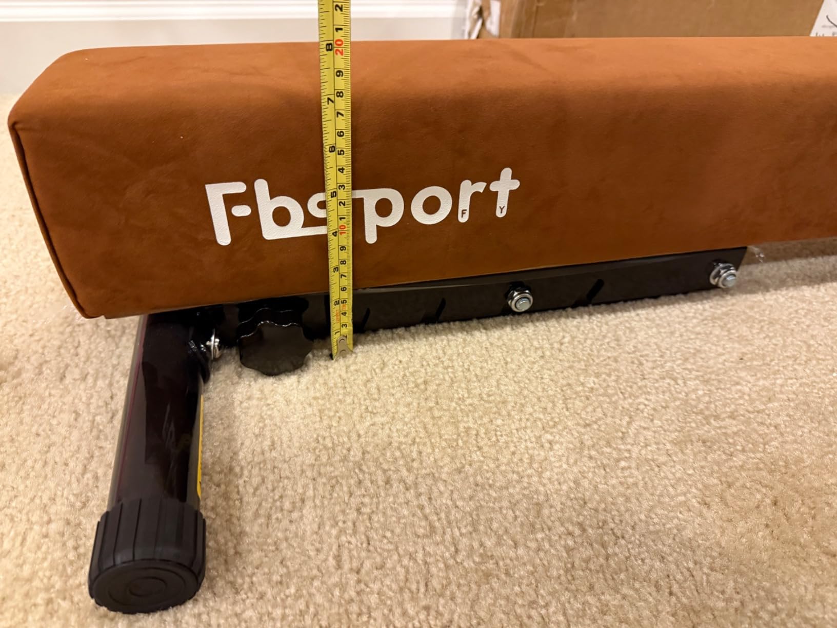FBSPORT 8FT Adjustable Balance Beam, Gymnastics Floor Beam with Legs | High and Low Floor Beam Gymnastics Equipment for Kids/Adult, Gymnastics Beam for Home Training/Practice/Physical Therapy customer photo 1
