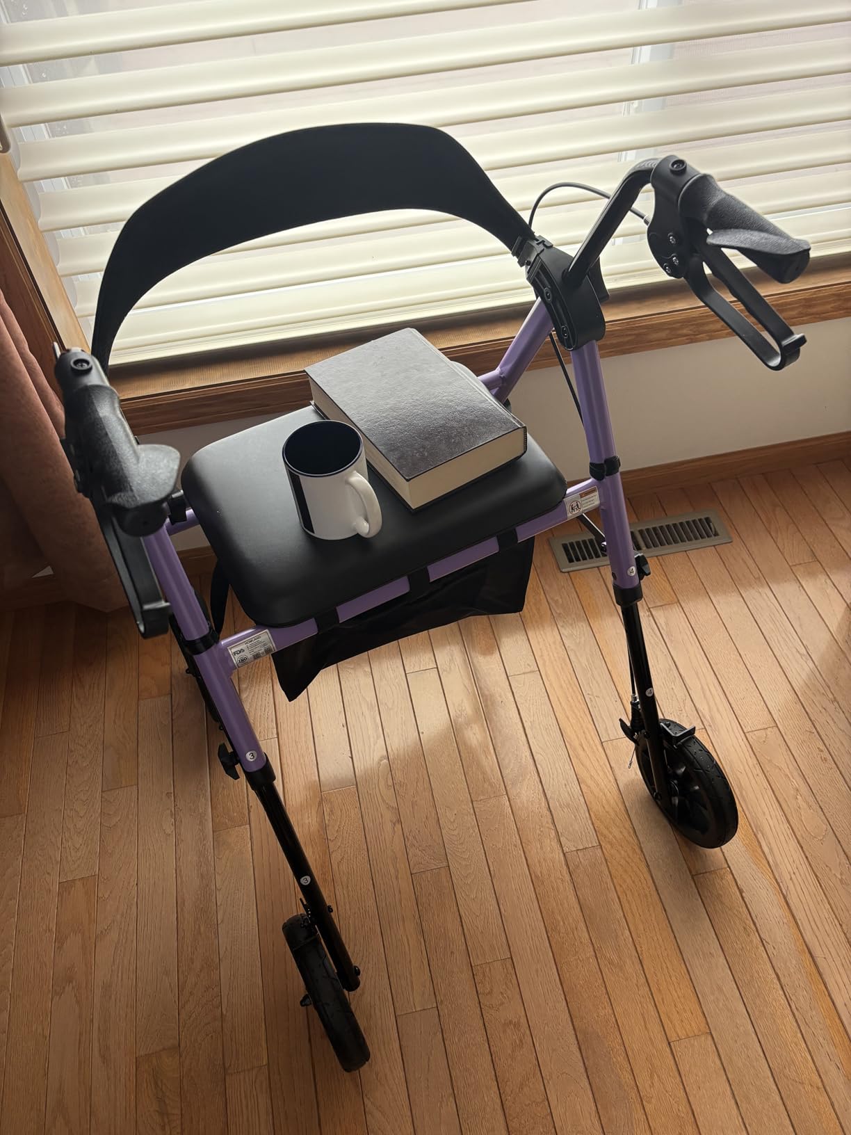 HOMLAND Foldable Rollator Walkers for Seniors with Seat, 17 lb Lightweight | 8